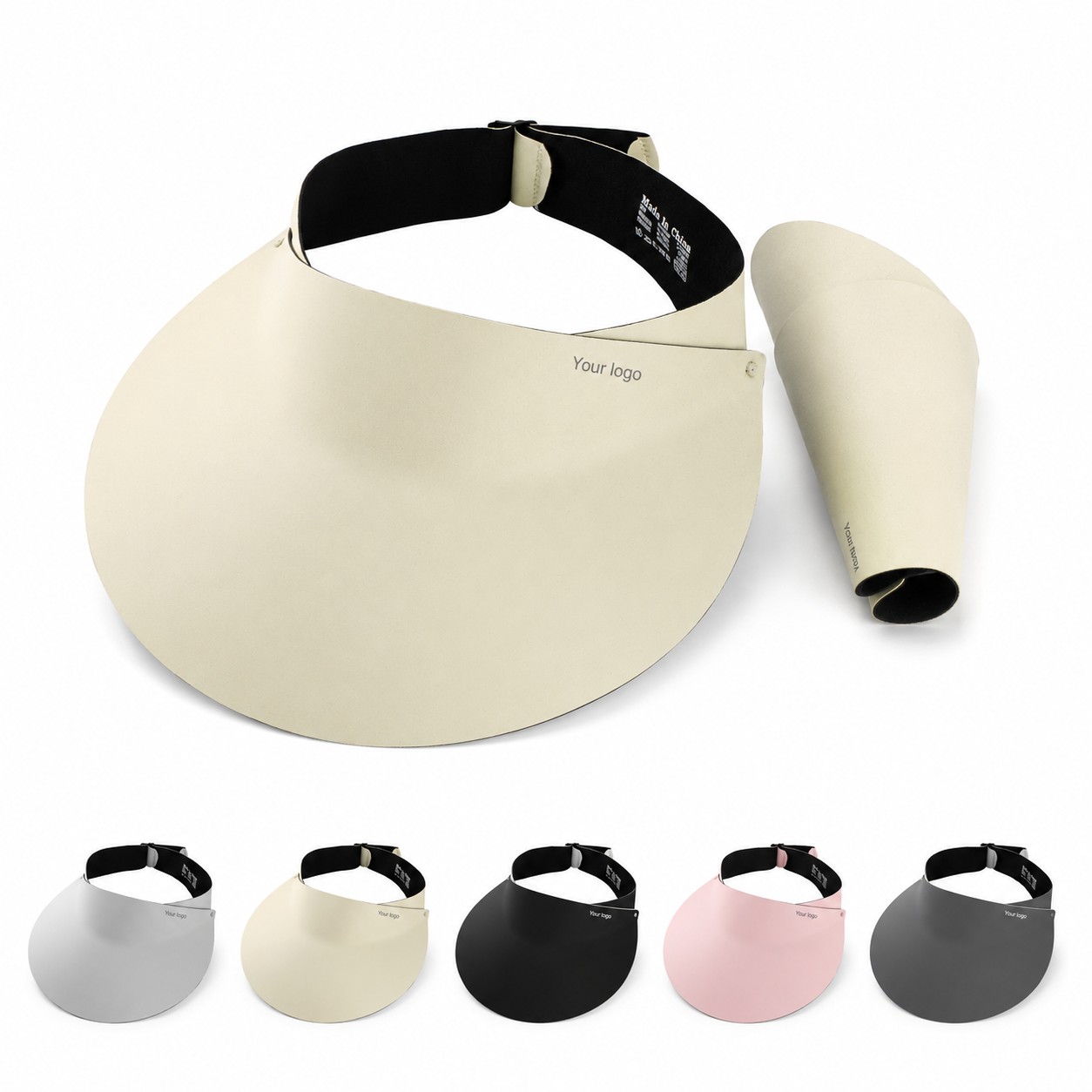 Foldable Polyester Open Crown Sun Visor