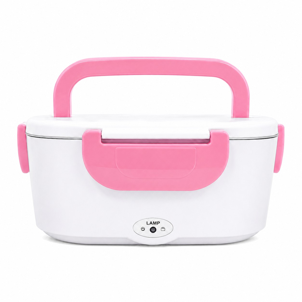 Electric Stainless Lunch Box Warmer — Pink