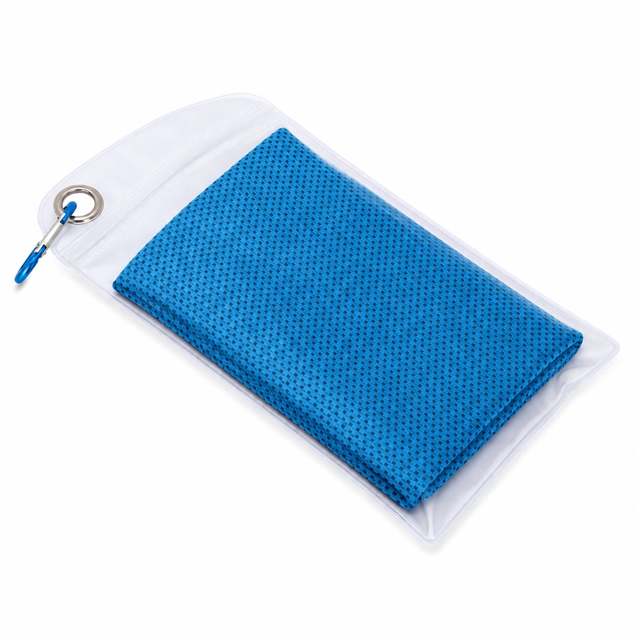 Polyester Cooling Fitness Towel — Lake Blue