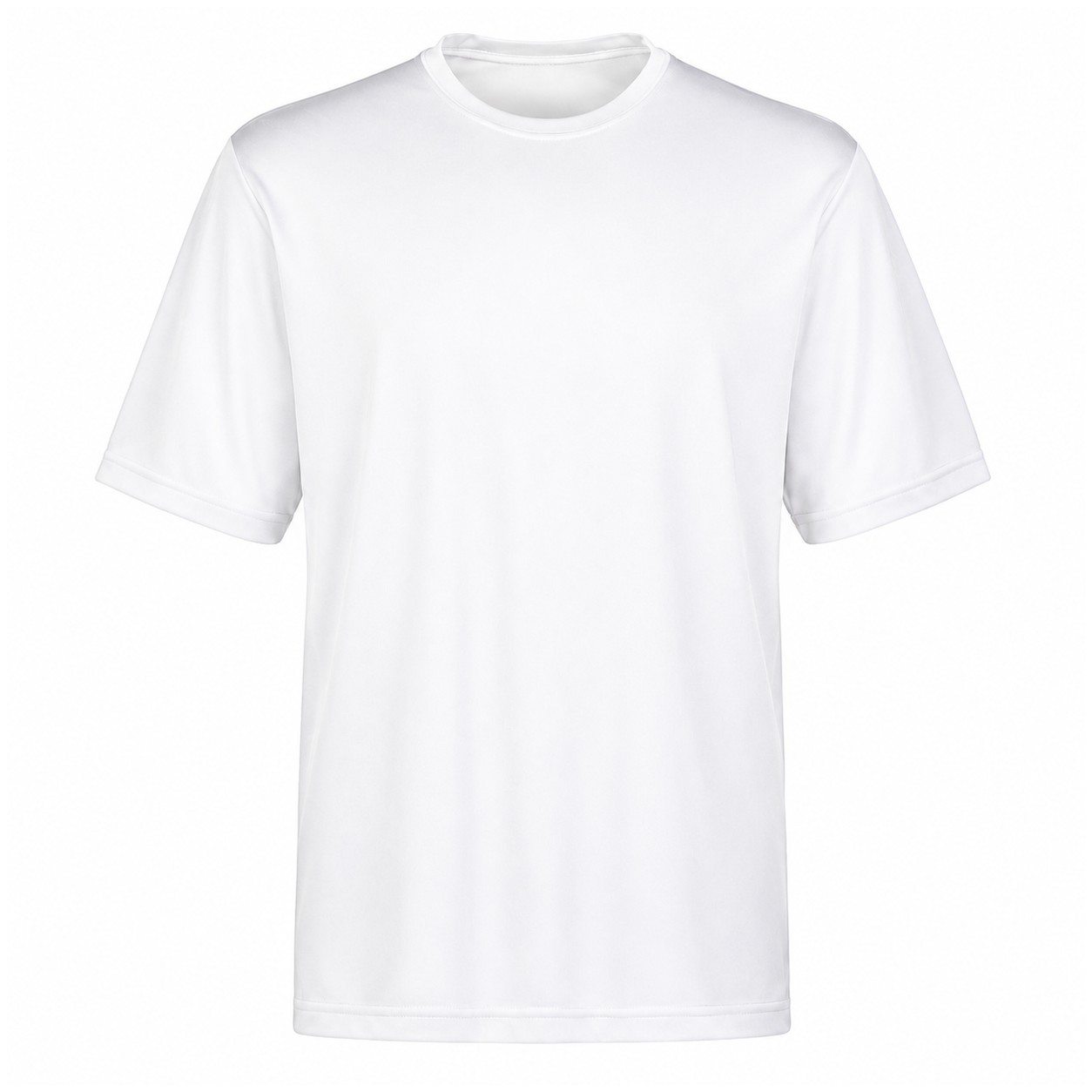 Recycled Polyester Stretch Quarter-Zip Pullover — White