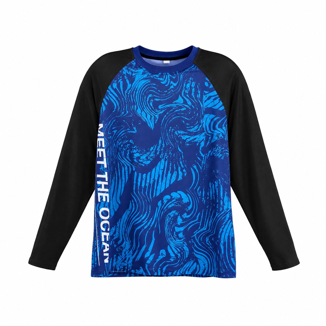 Unisex Long-Sleeve Fishing Shirt — Black