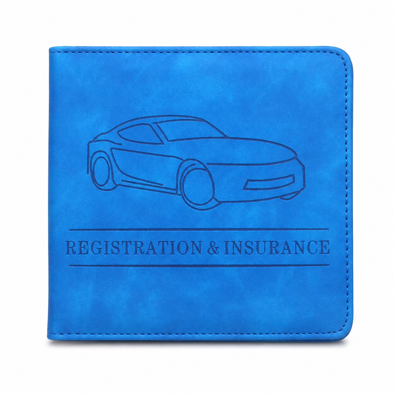 PU Car Registration Holder With Card Pockets — view 2