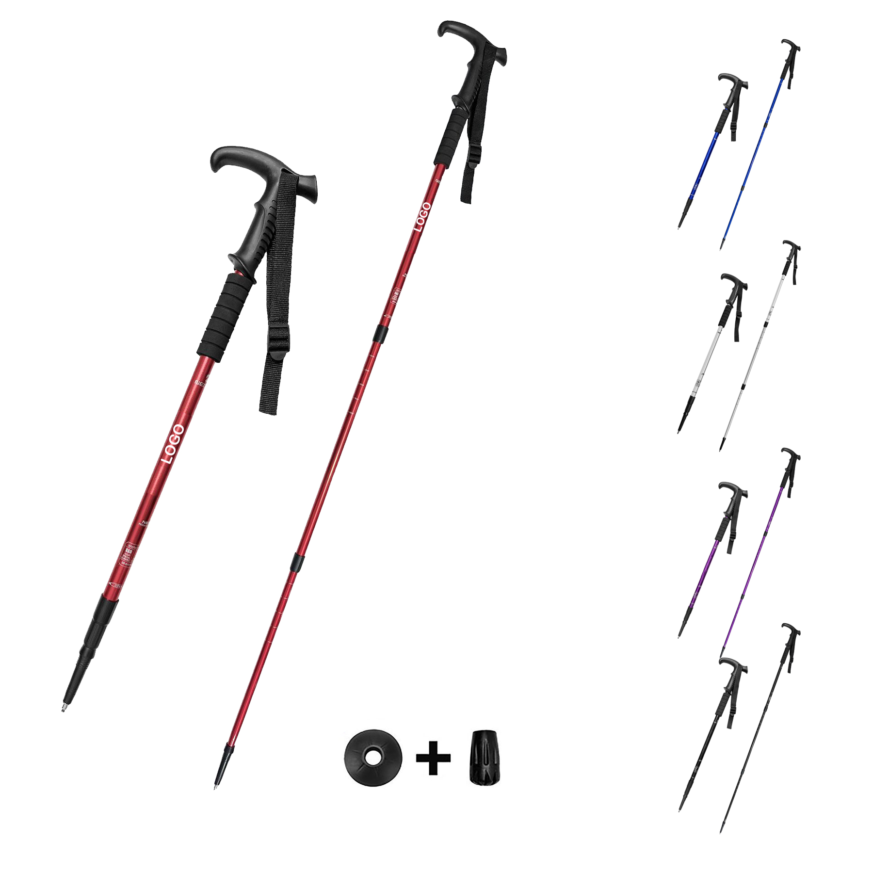 Adjustable Aluminum Trekking Pole