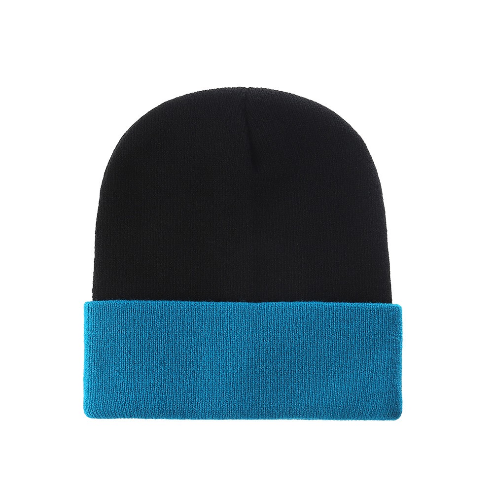 Polyester Two Tone Cuffed Beanie — view 2