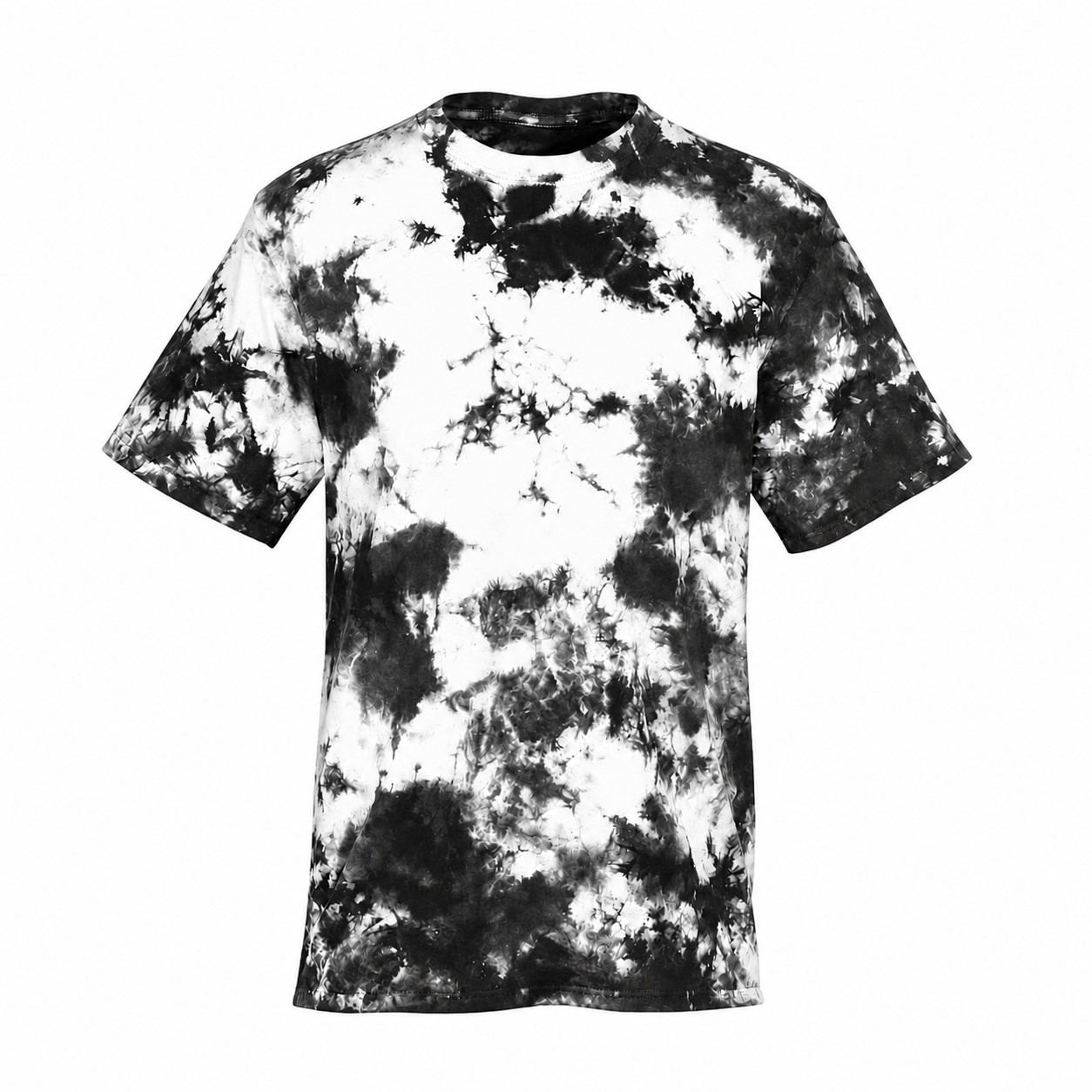 Crystal Dyed Cotton Crewneck Tee — White