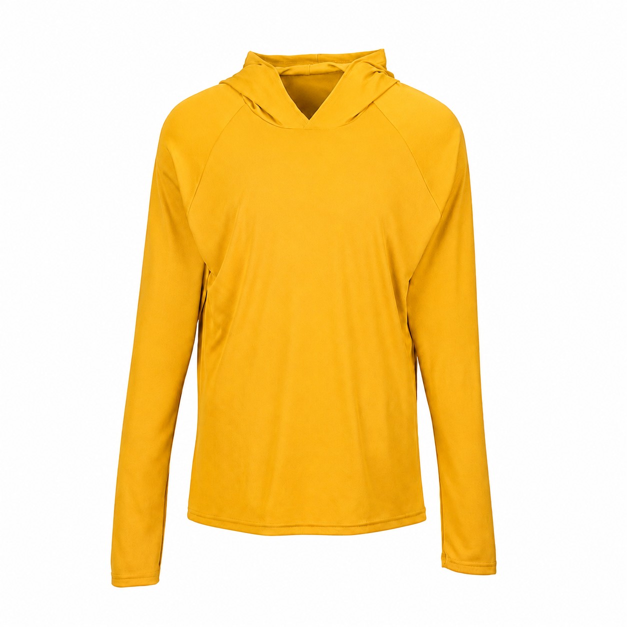Performance Hooded Long Sleeve Shirt — Gold