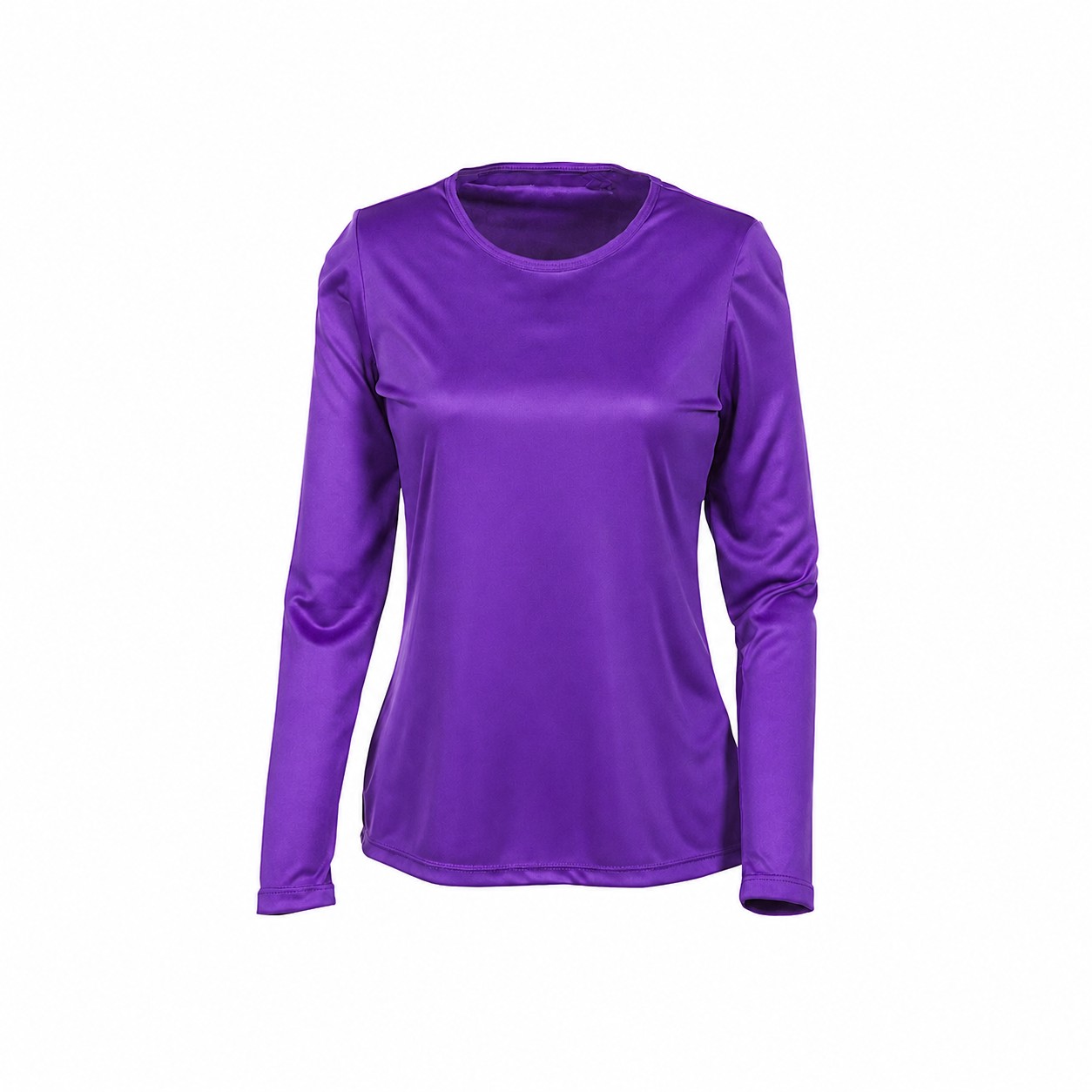 Ladies Recycled Polyester Cooling Tee — Purple