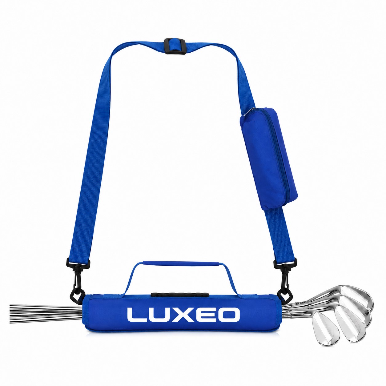 Fabric Golf Club Carrier Bag With Ball Pocket