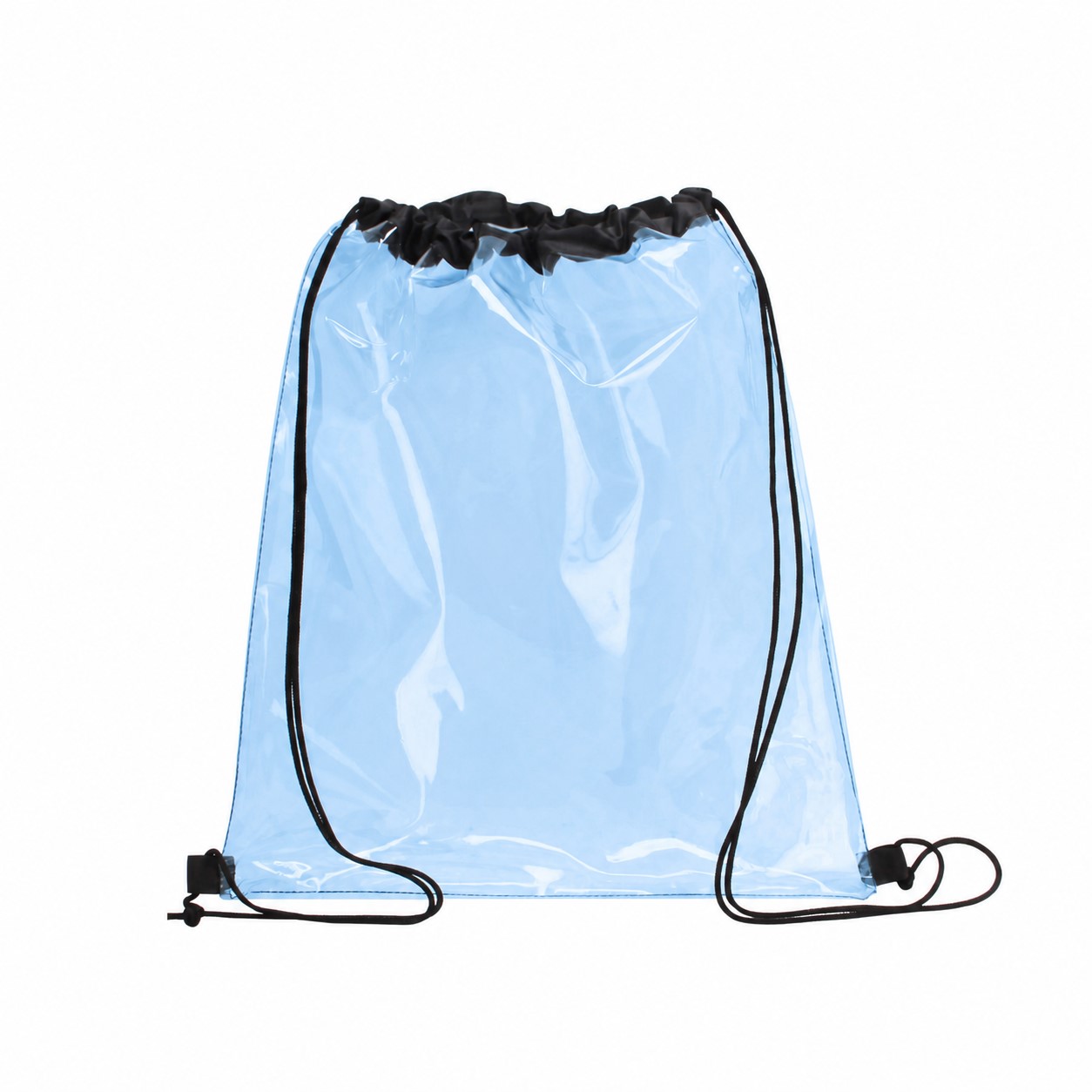 PVC Drawstring Bag — Light Blue
