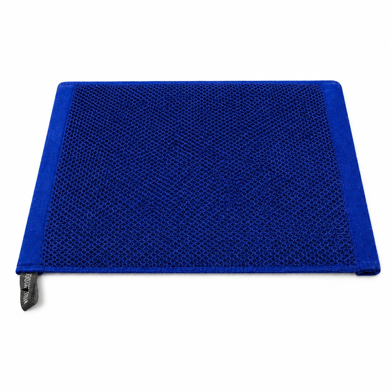 Square Cotton Kitchen Dish Towel — Sapphire Blue