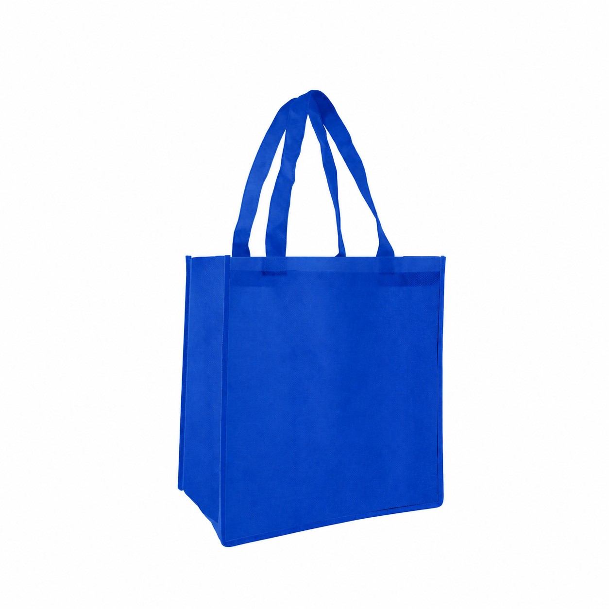 13-Inch Laminated Non-Woven Tote Bag — Royal Blue