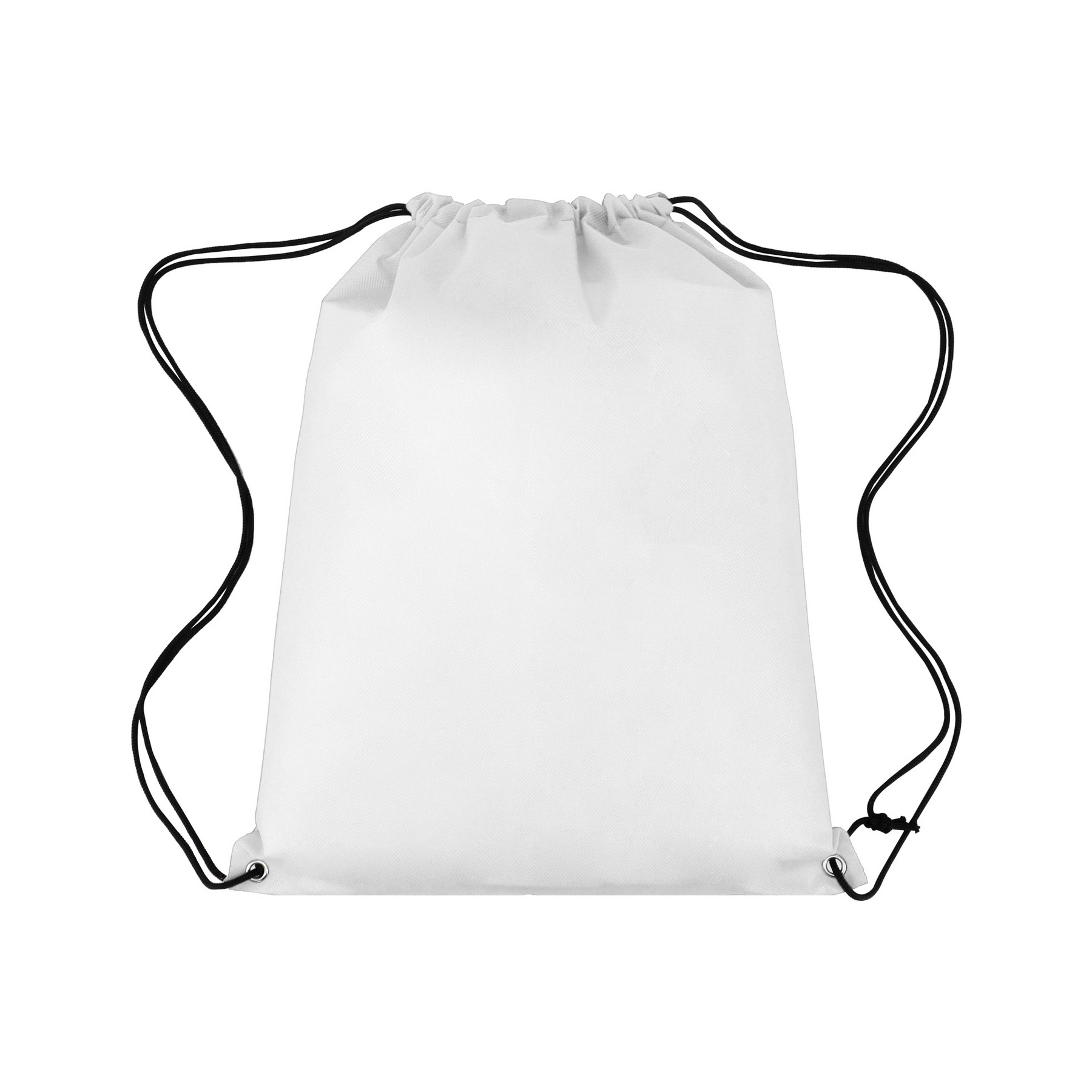 Non-Woven Drawstring Backpack With Metal Grommets — view 2