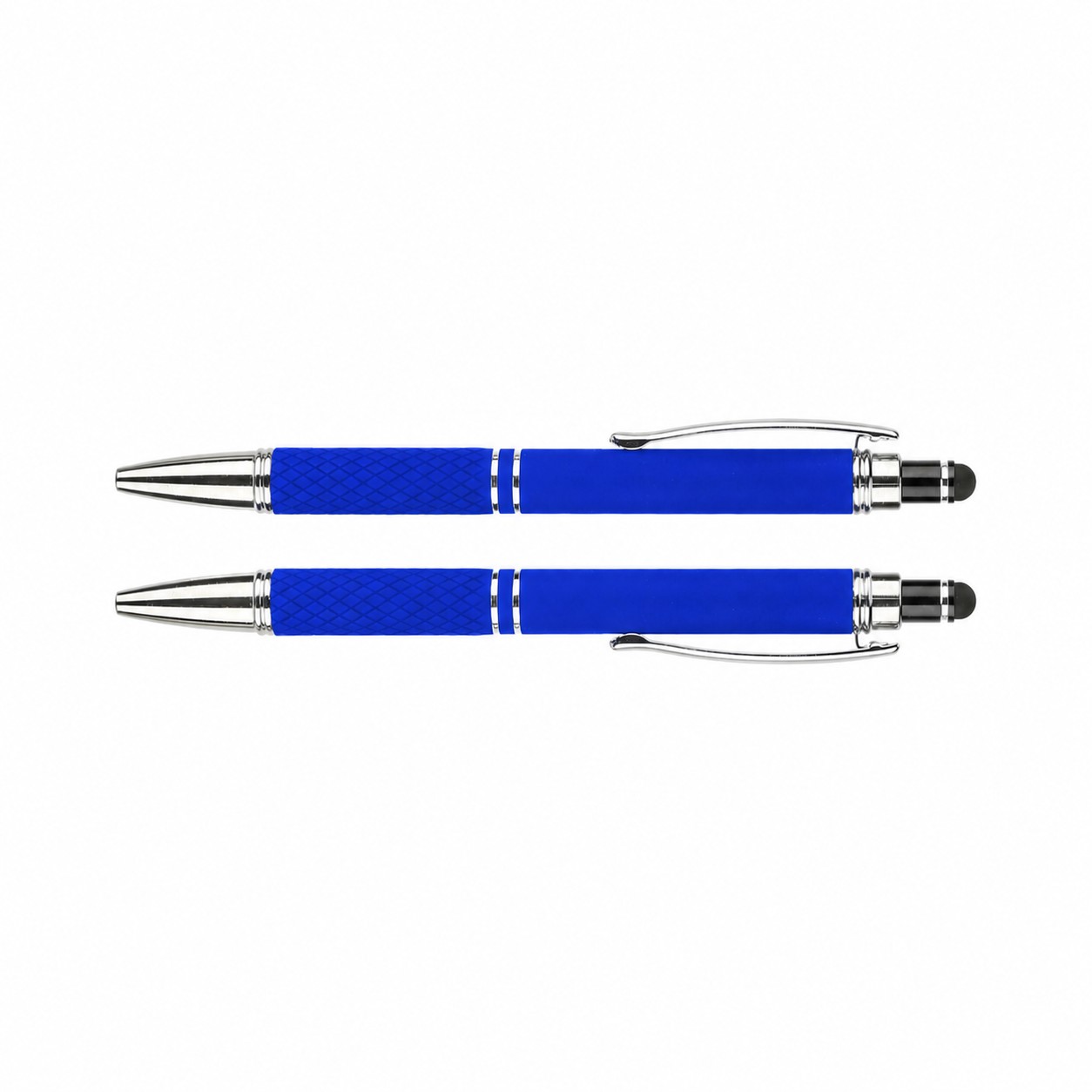 Soft Touch Aluminum Stylus Pen — Royal Blue