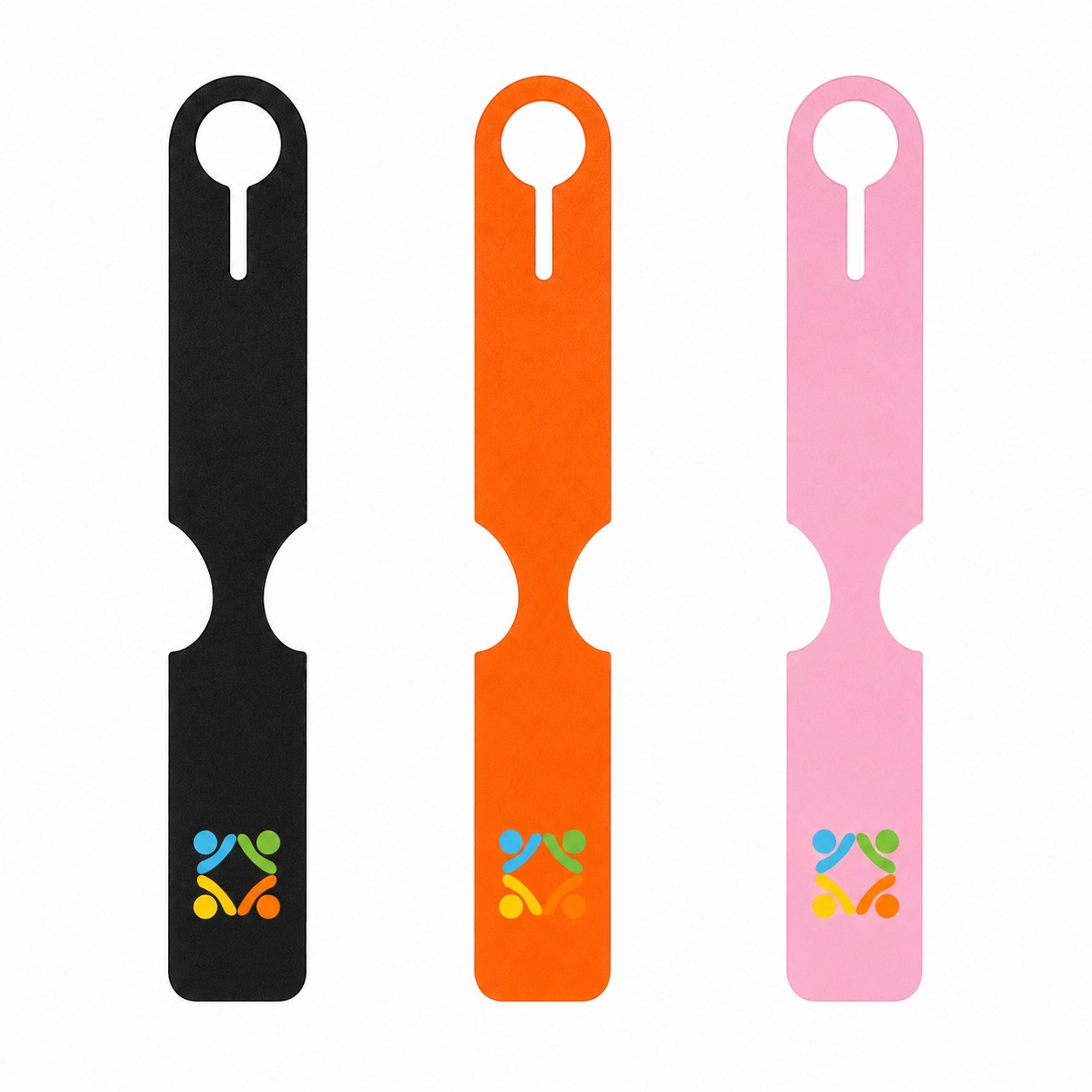 Privacy Window PU Luggage Tag With Double Strap