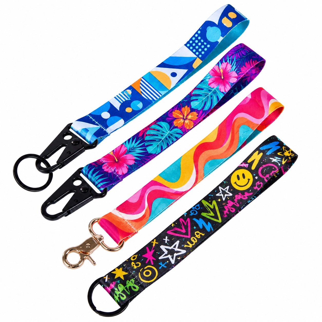 Wrist Lanyard With One-Inch Polyester Strap