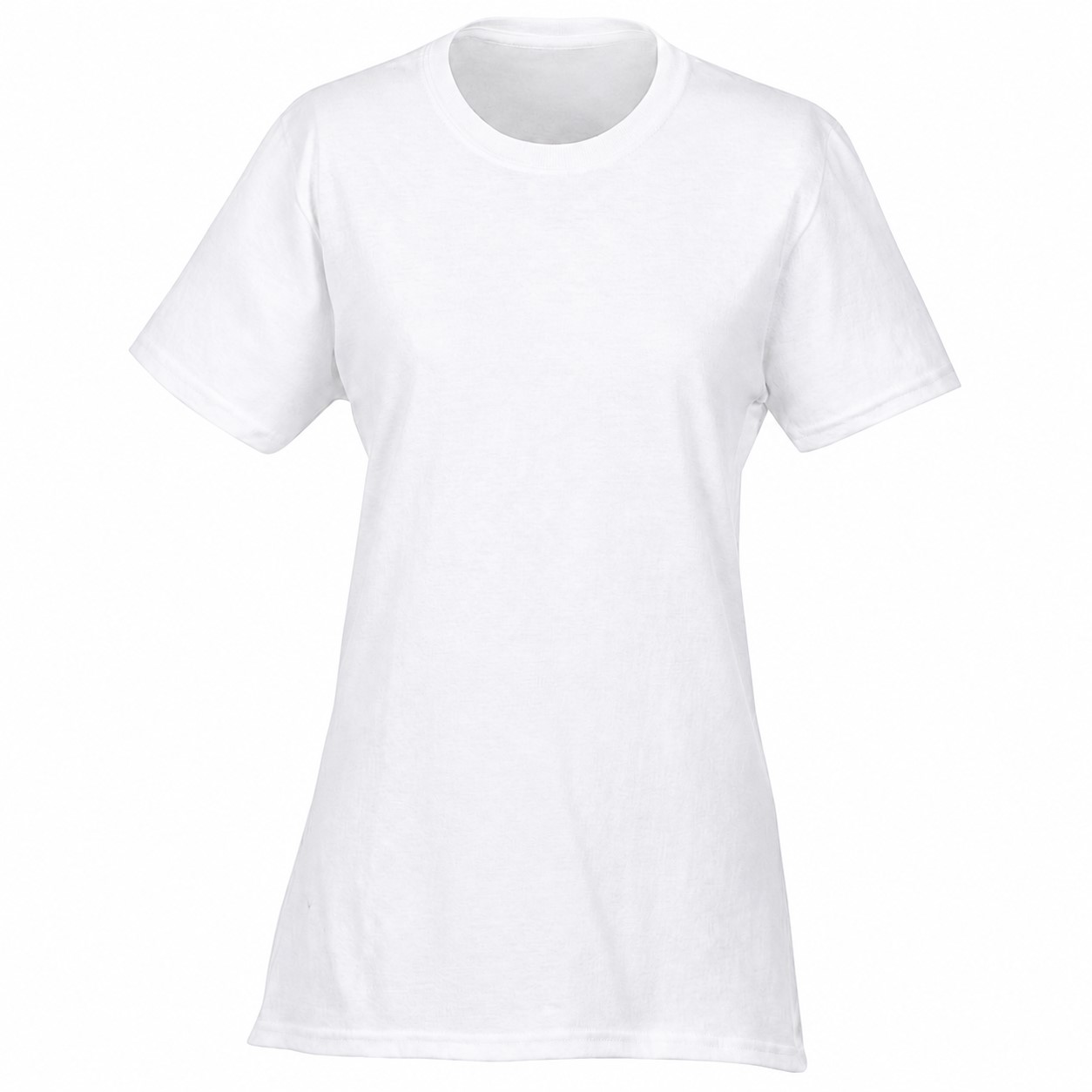 Ladies Blend Short Sleeve Tee — White