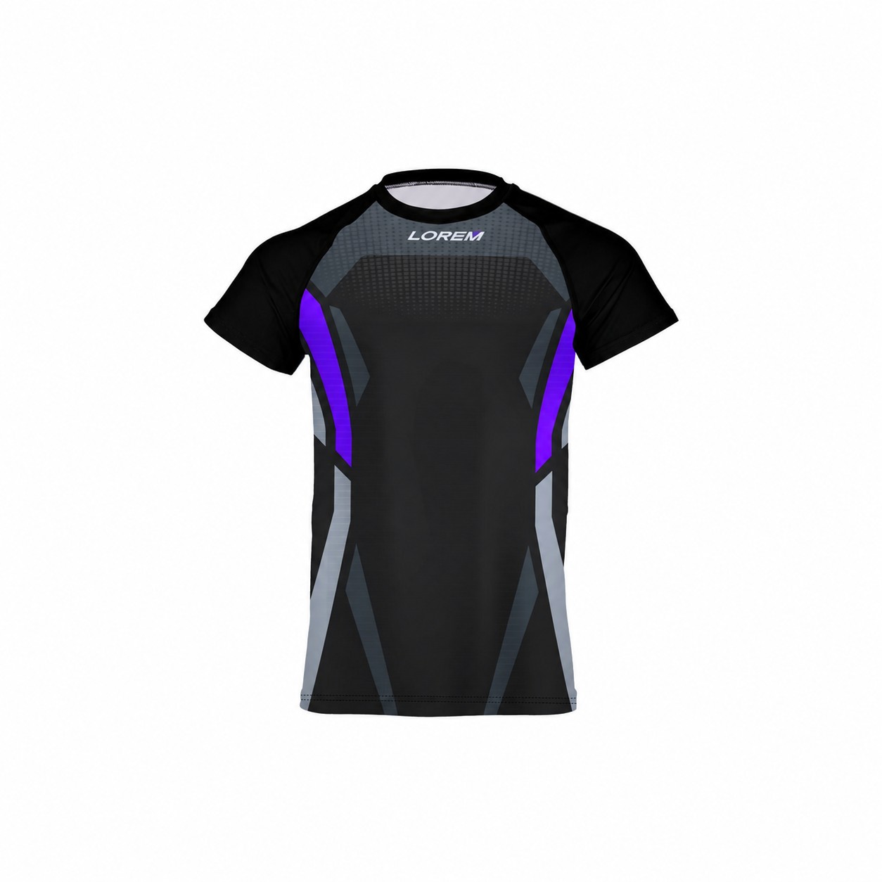 Men's Compression Gym Workout Shirt — Purple