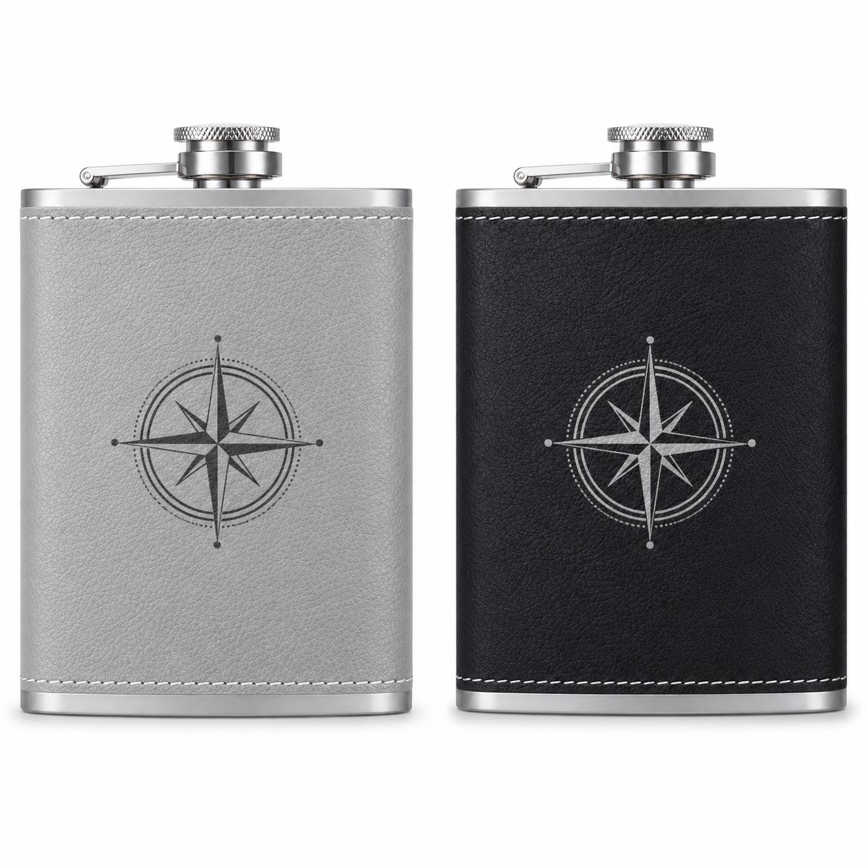 Stainless Steel Hip Flask With Screw Cap