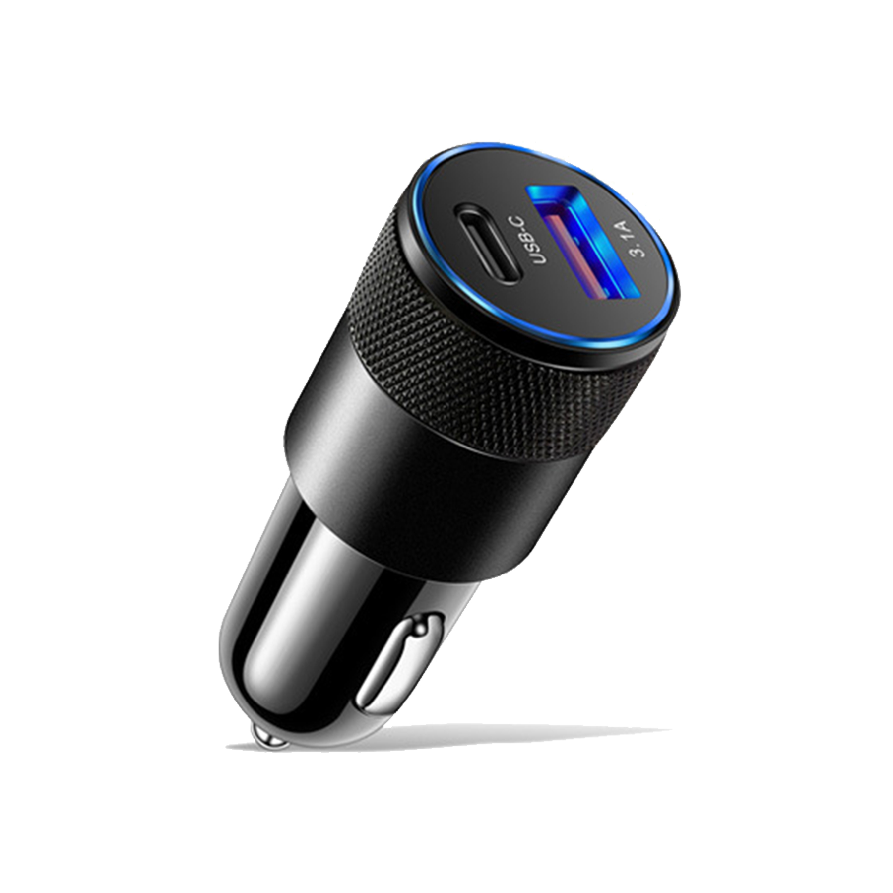 Dual Port Metal Car Charger — view 2
