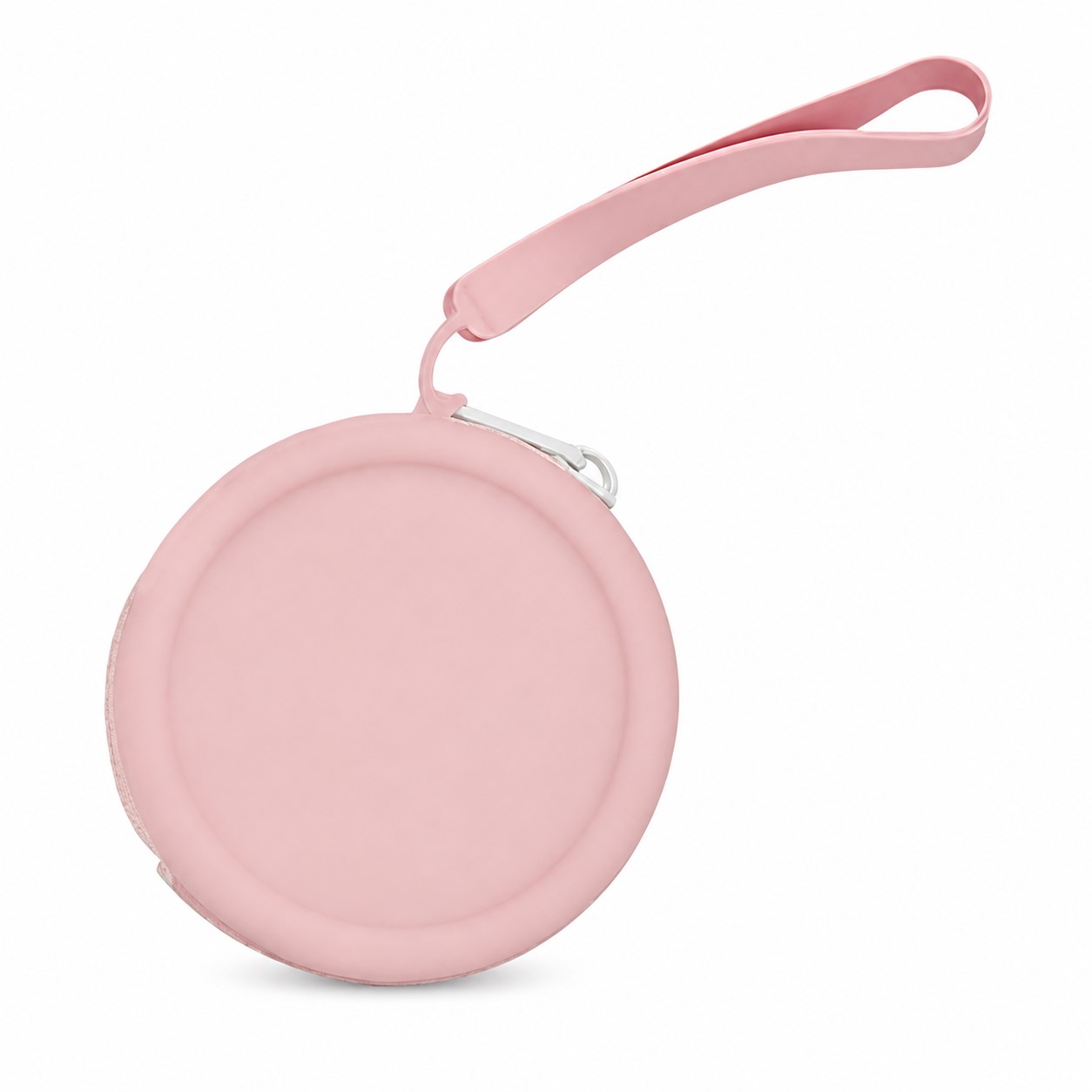 Round Silicone Zipper Coin Pouch — view 2