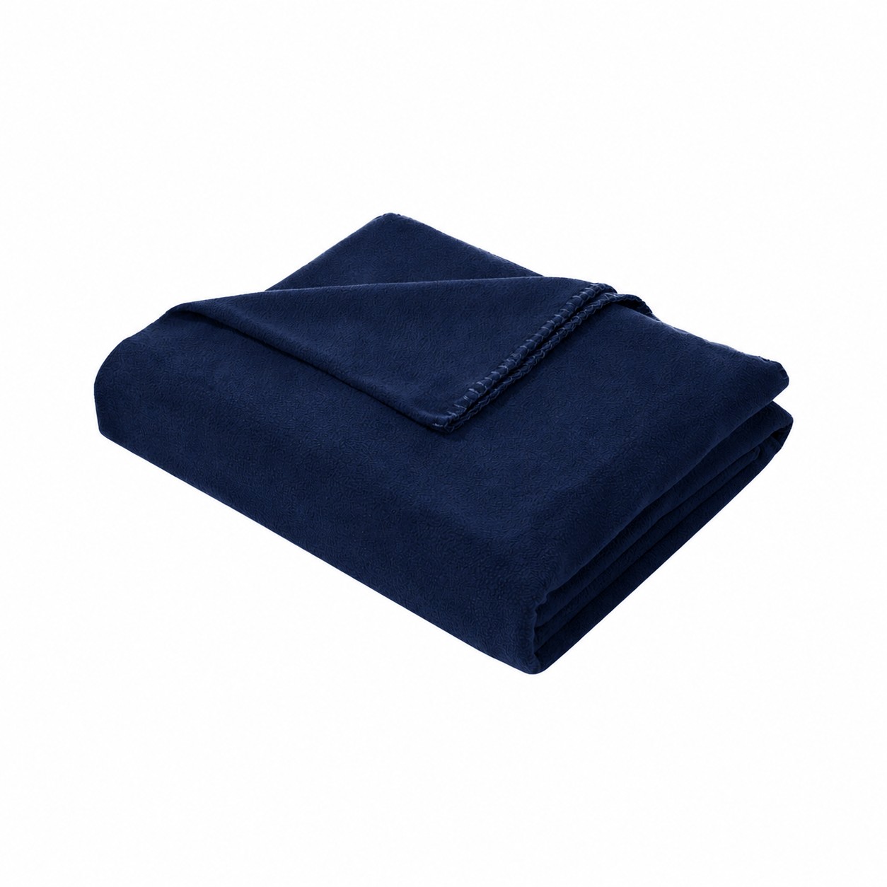 Medium 180GSM Fleece Blanket — Navy Blue