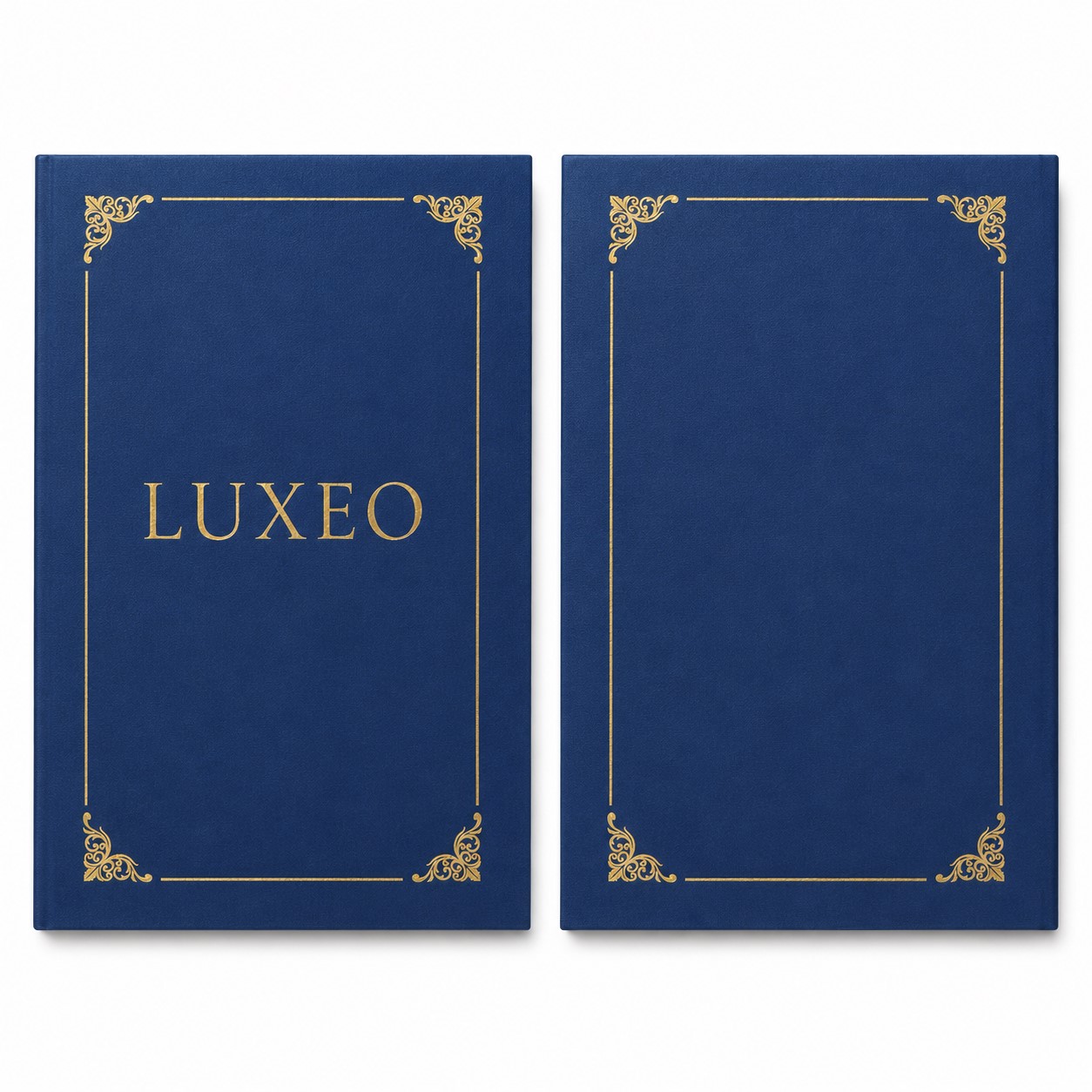 Hot Stamped Paper Certificate Presentation Folder