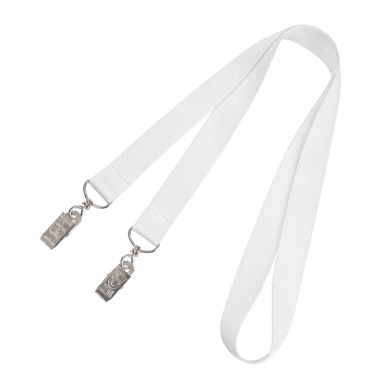 Dual Attachment Open End Polyester Lanyard — view 2