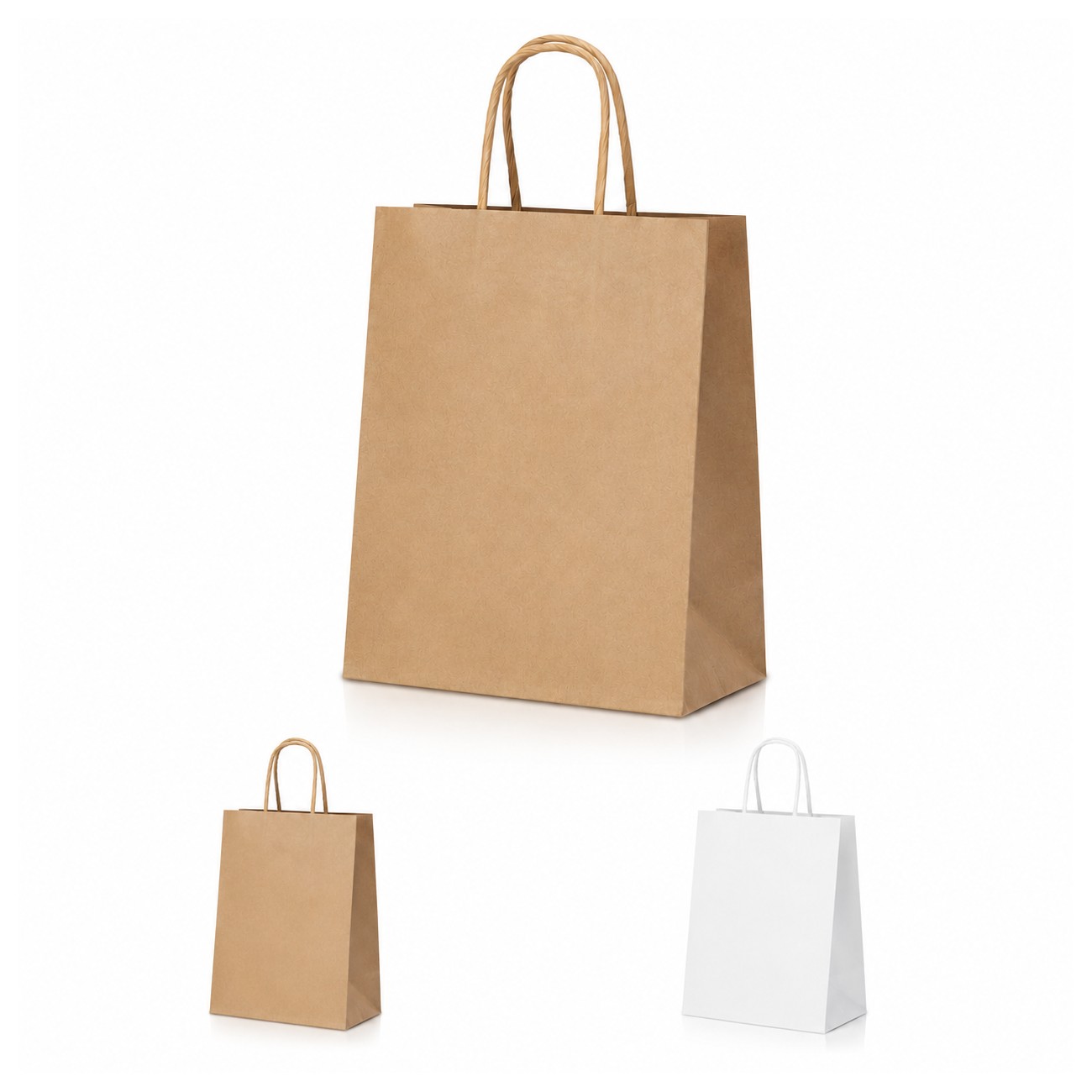 Twisted Reinforced Handles Tote Bag