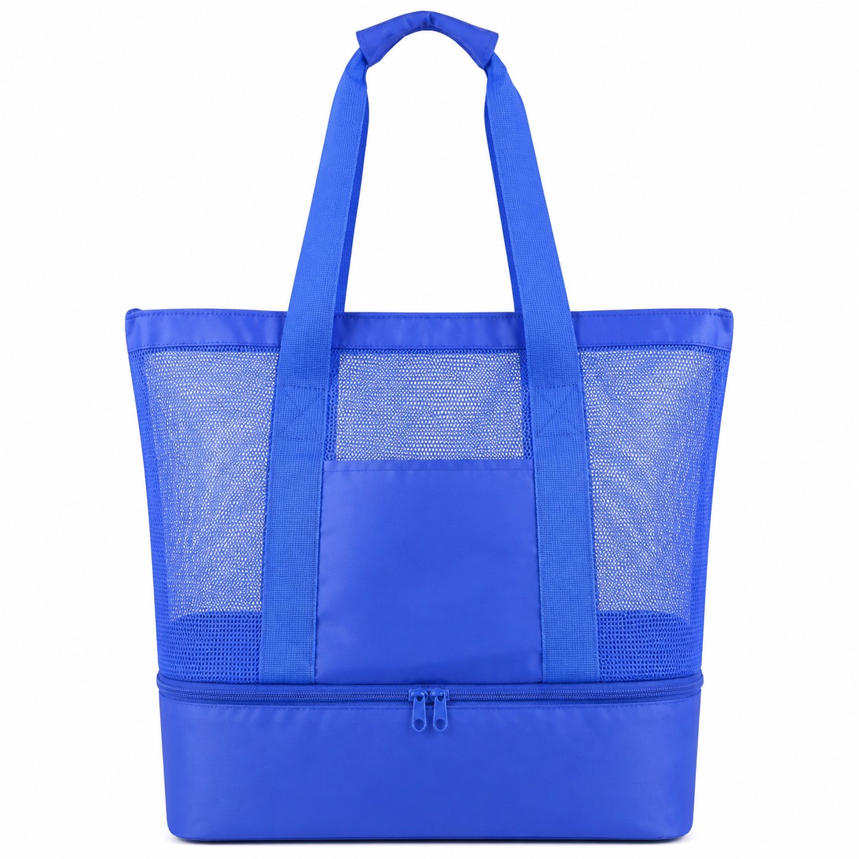 Mesh Beach Tote With Zippered Base — view 2