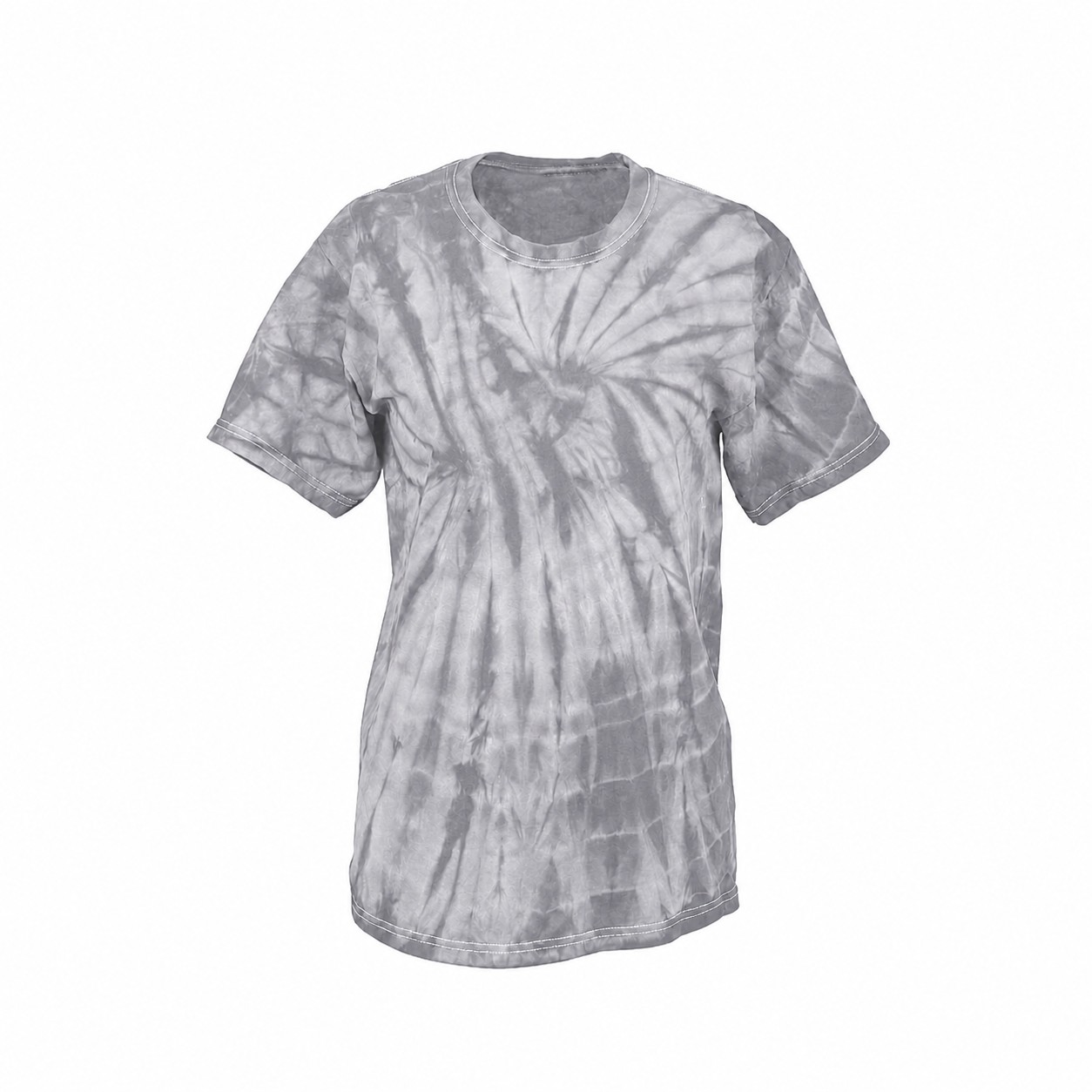 Cotton Spider Wash T Shirt — Silver