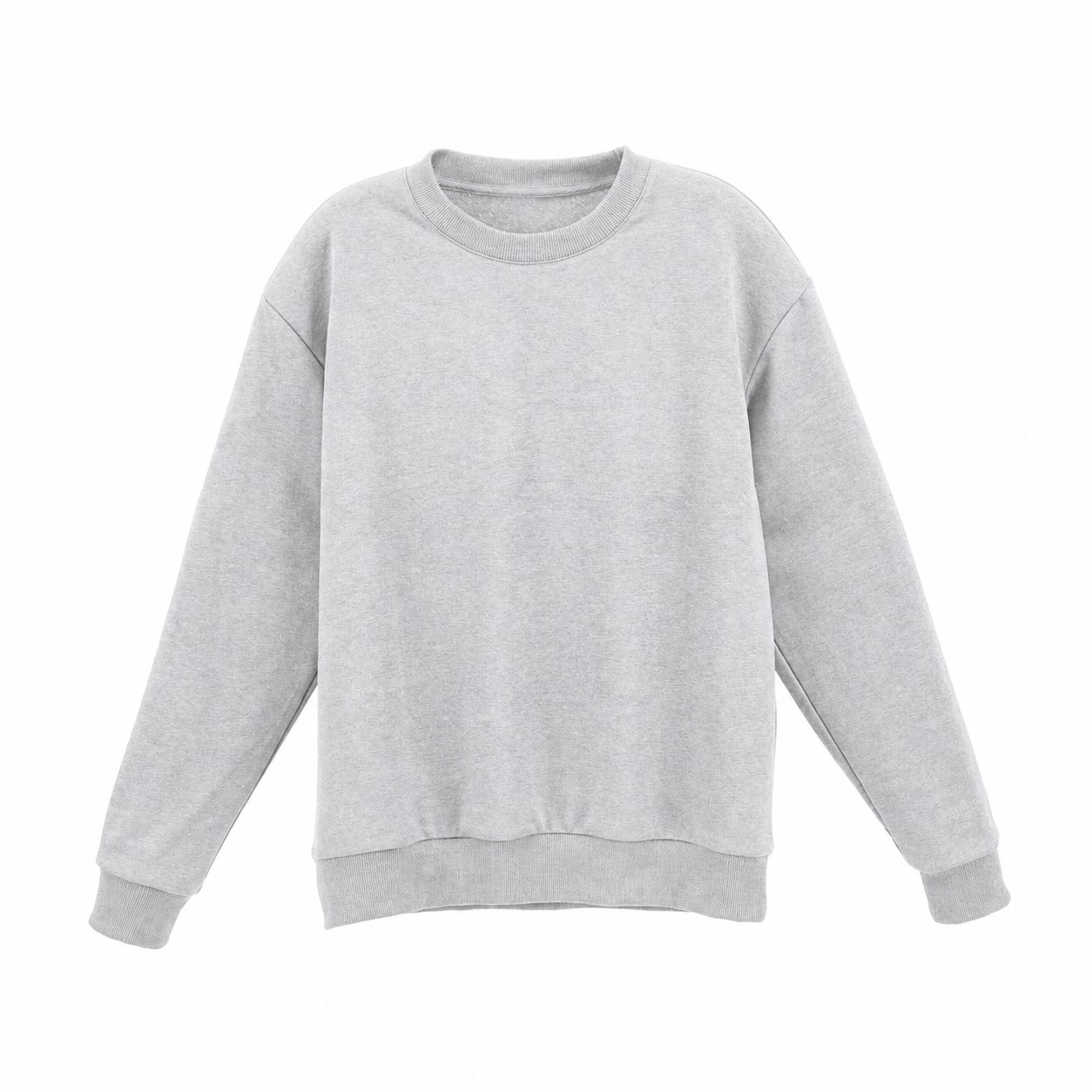 Unisex Smooth Surface Sweatshirt — Iceberg Heather Gray