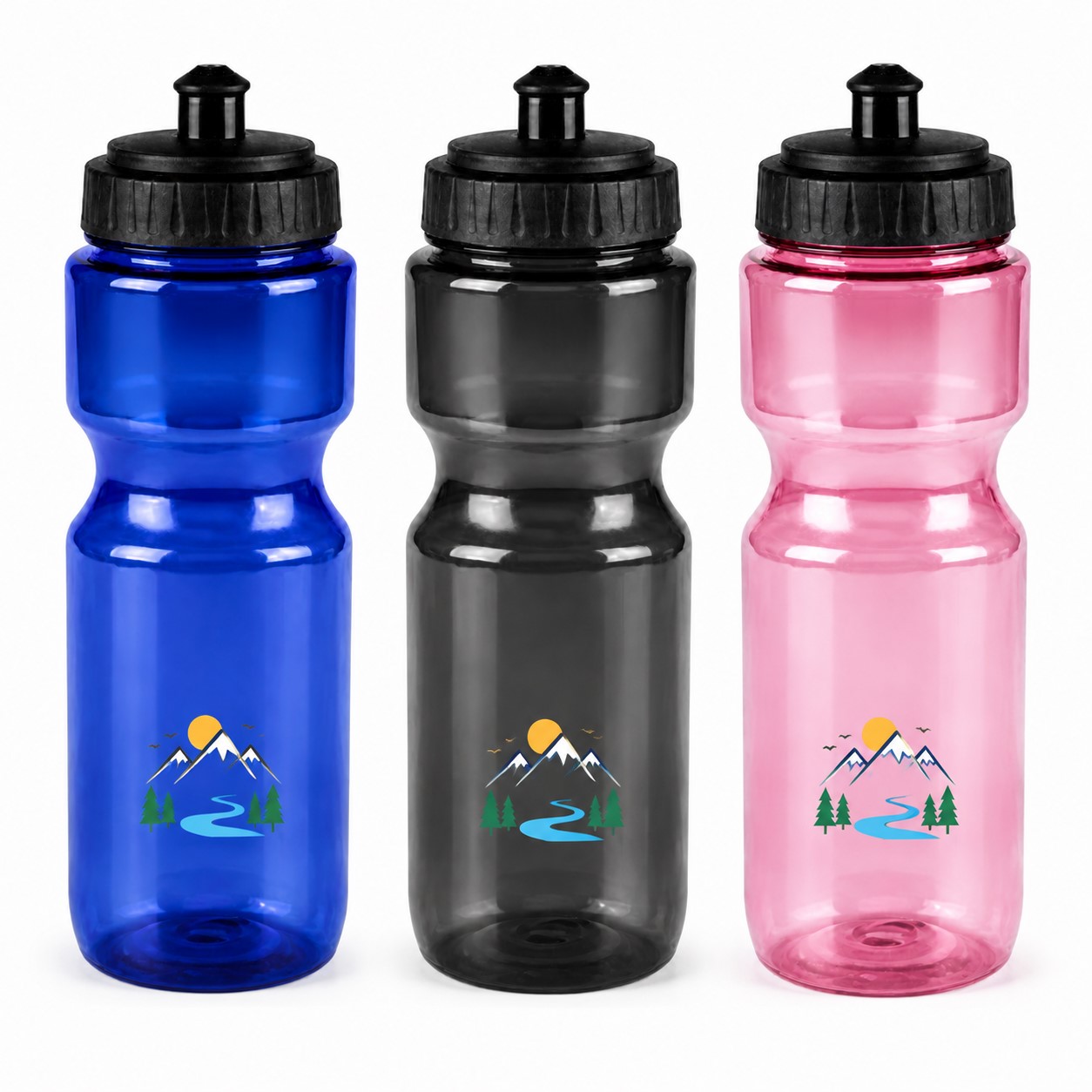 Polypropylene Sports Bottle With Contoured Grip