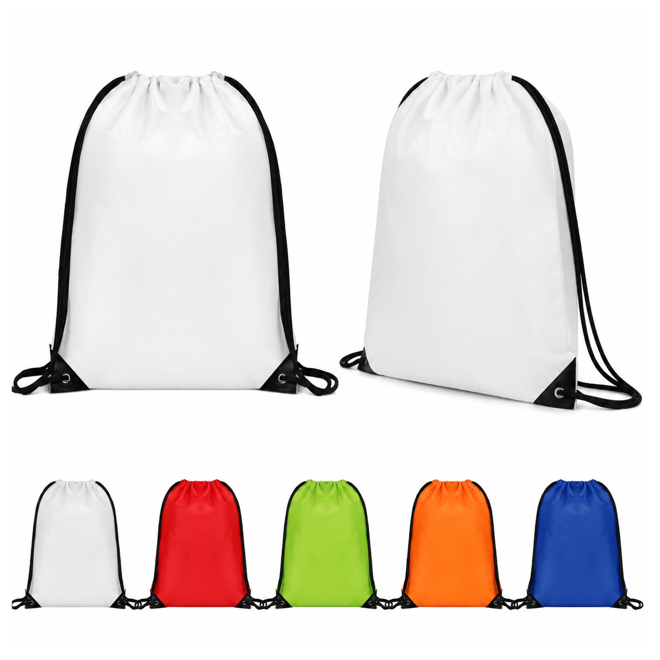 Metal Grommets Drawcord Closure Drawstring Bag