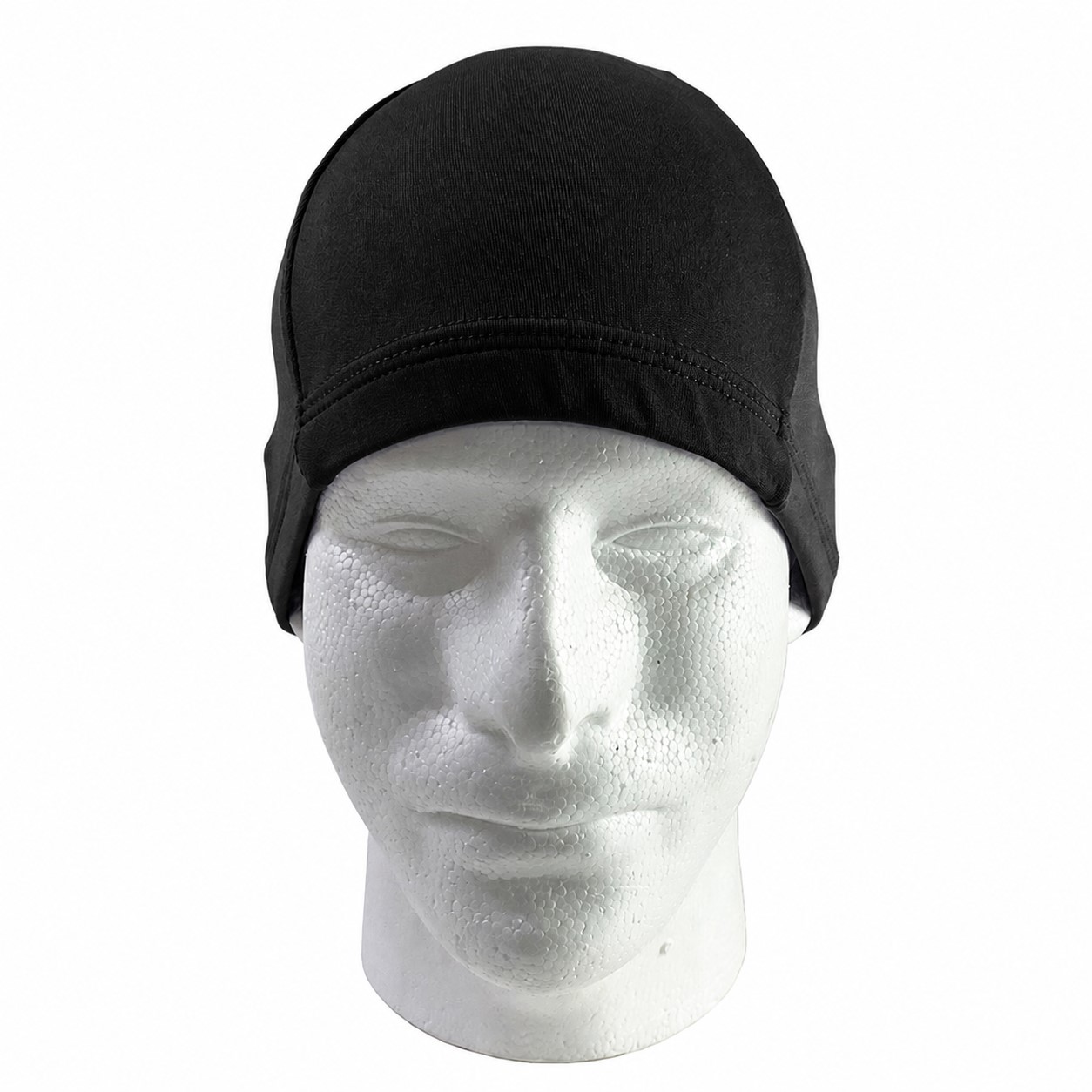 Pullover Spandex Wig Liner Cap — Black