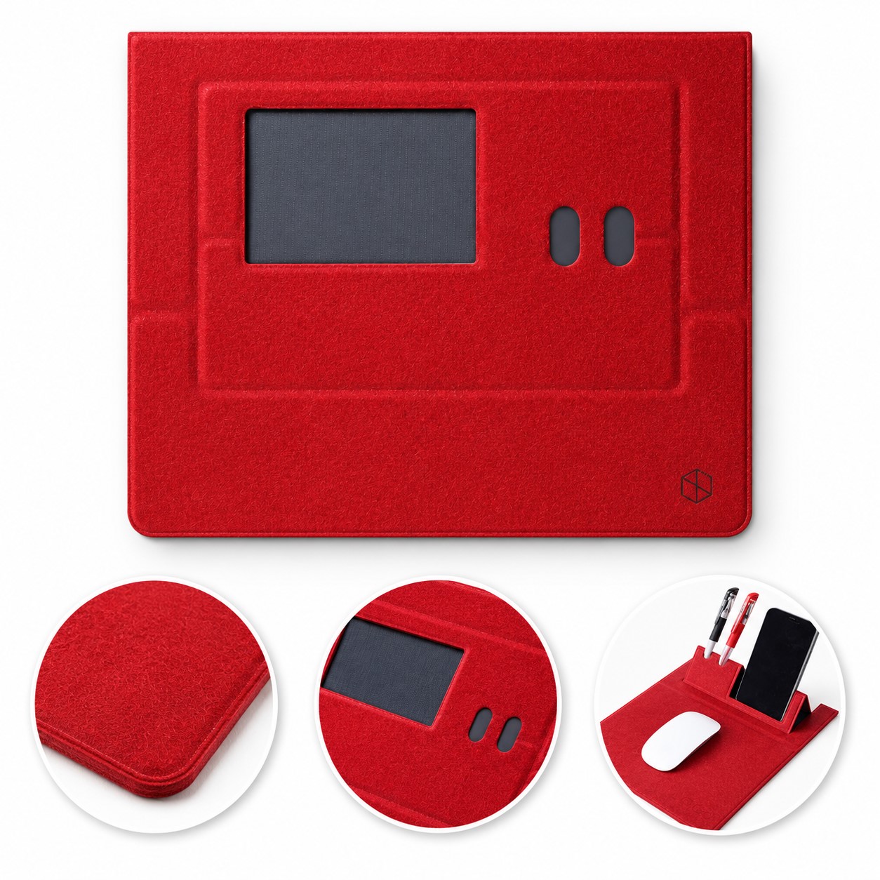 Multifunction Resin Mouse Pad With Phone Stand