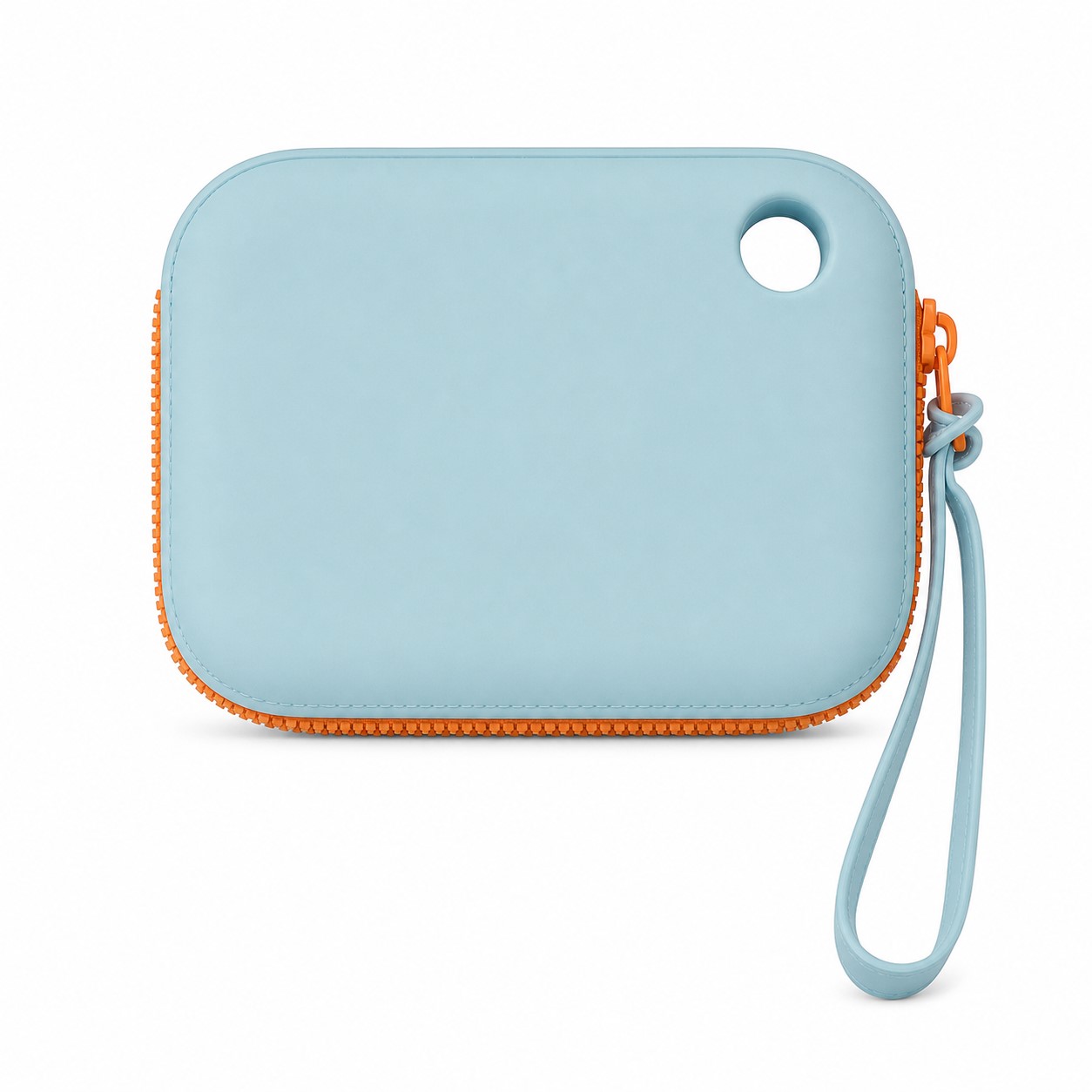 Soft Silicone Coin Pouch With Wrist Strap — view 2
