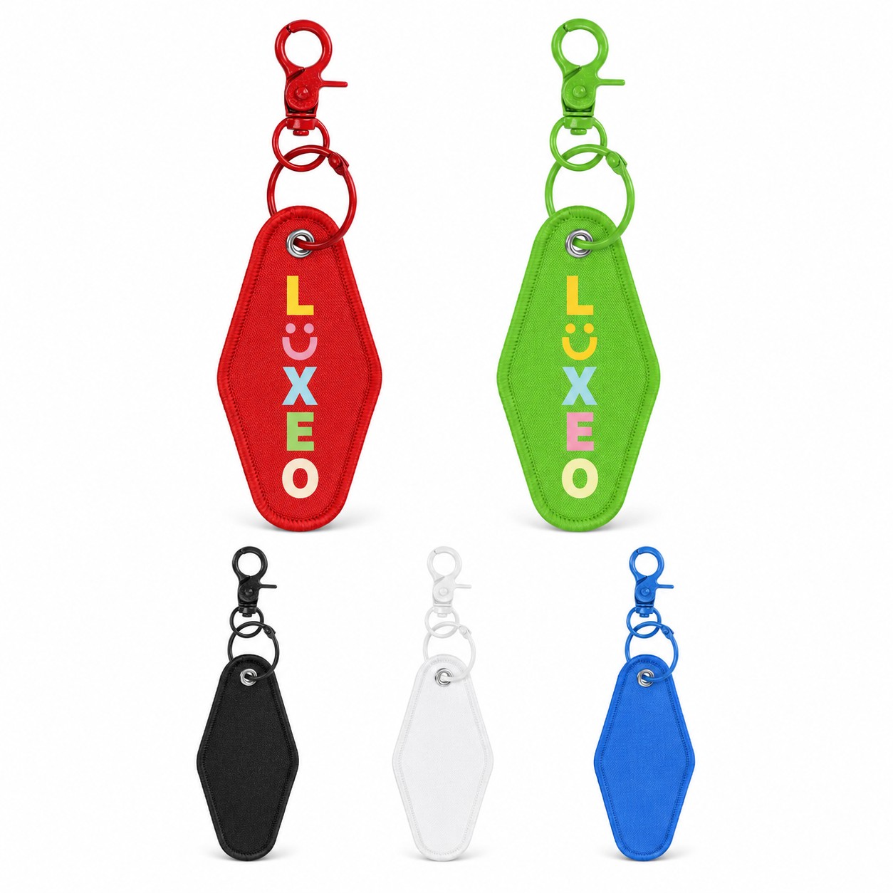 Twill Key Tag With Swivel Clip