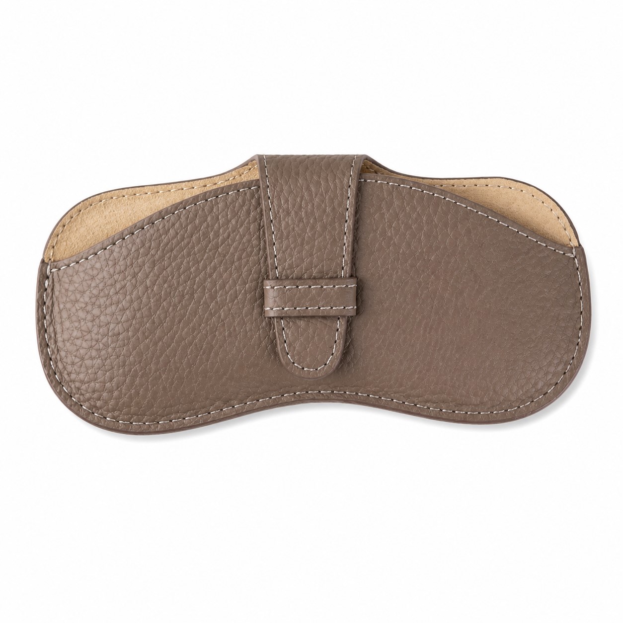 Foldable PU Sunglasses Sleeve With Buckle — view 2