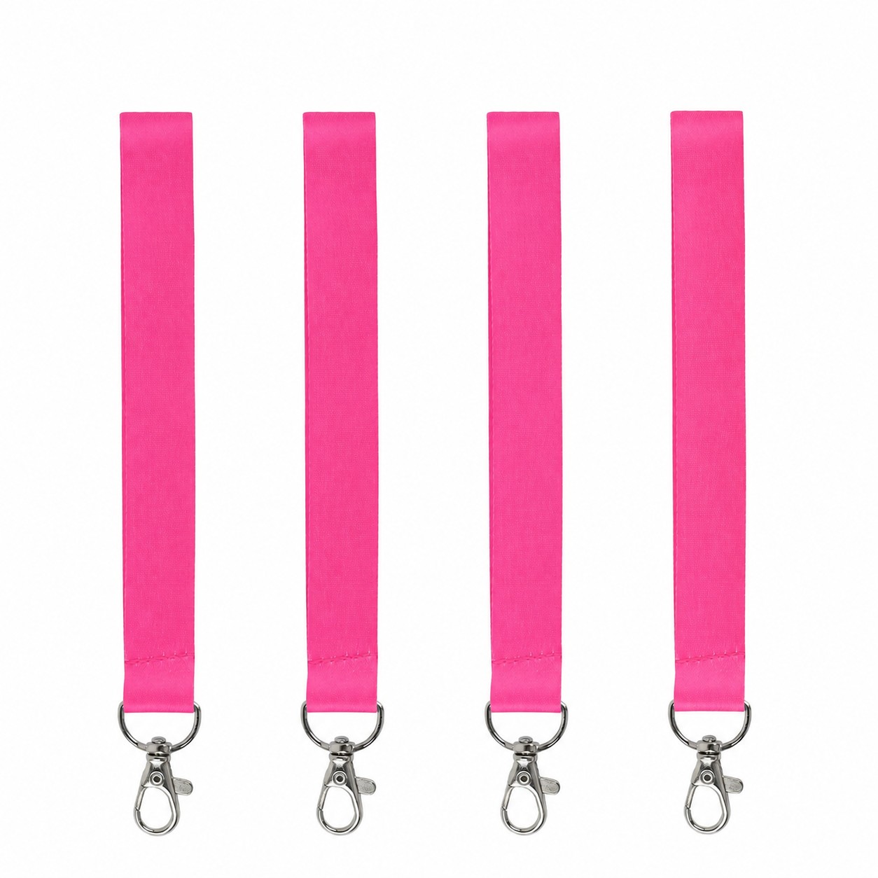 Polyester Wrist Keychain Strap — Pink