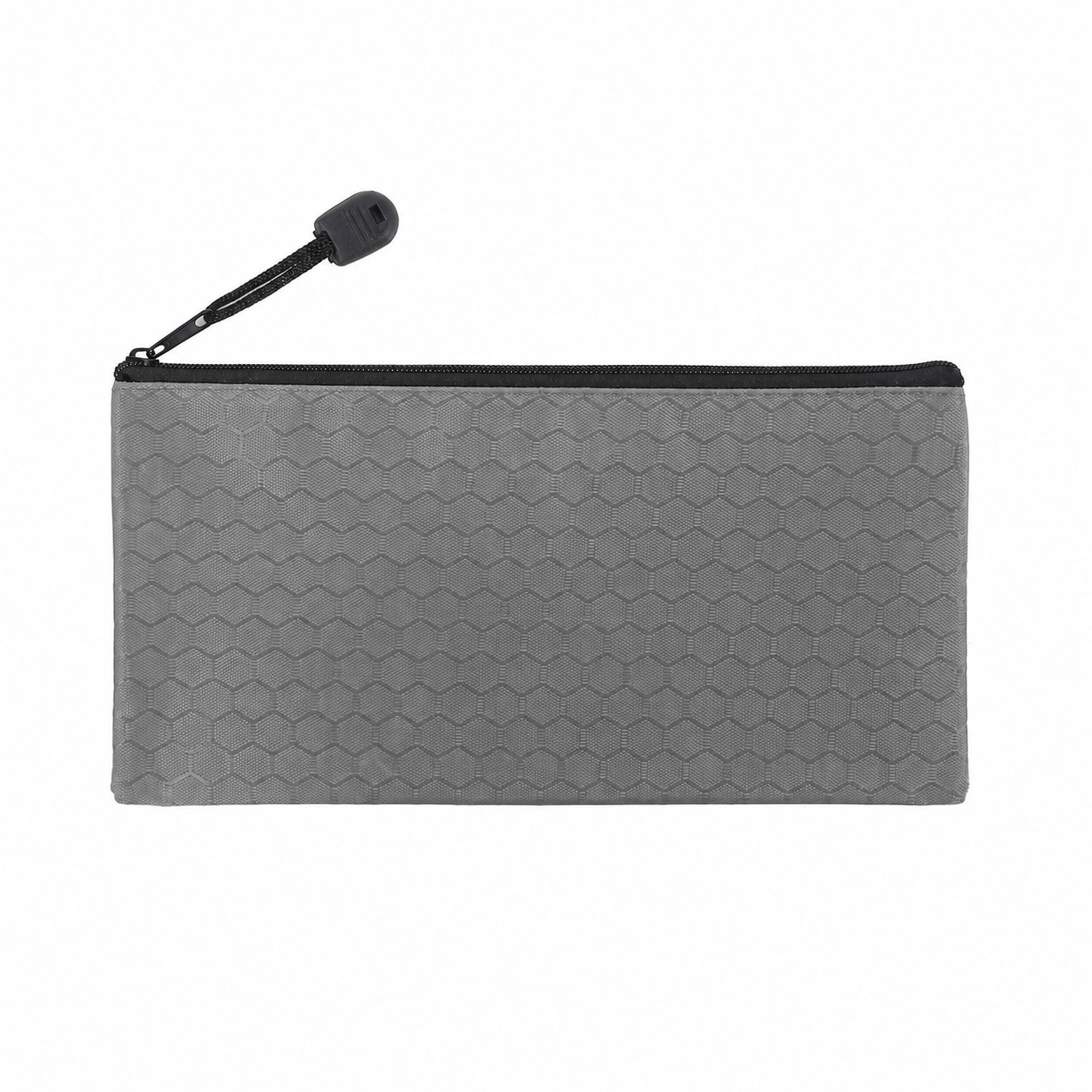 Zippered Storage 9" Travel Pouch — Gray