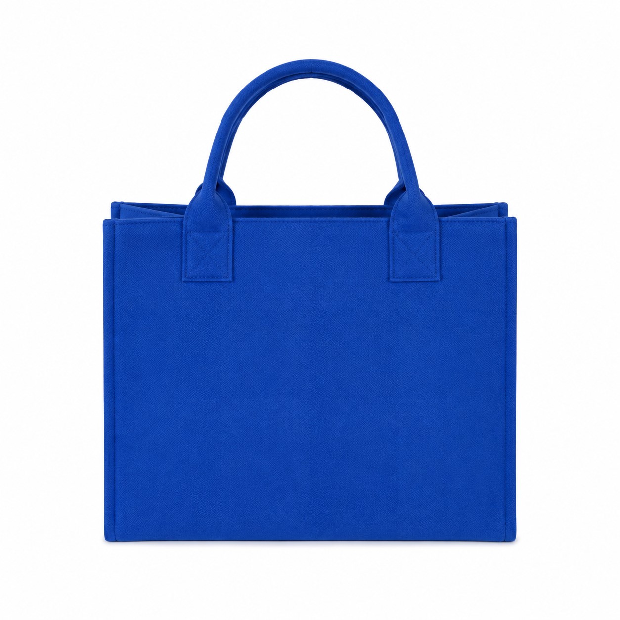 Square Recycled Felt Tote With Top Handles — view 2