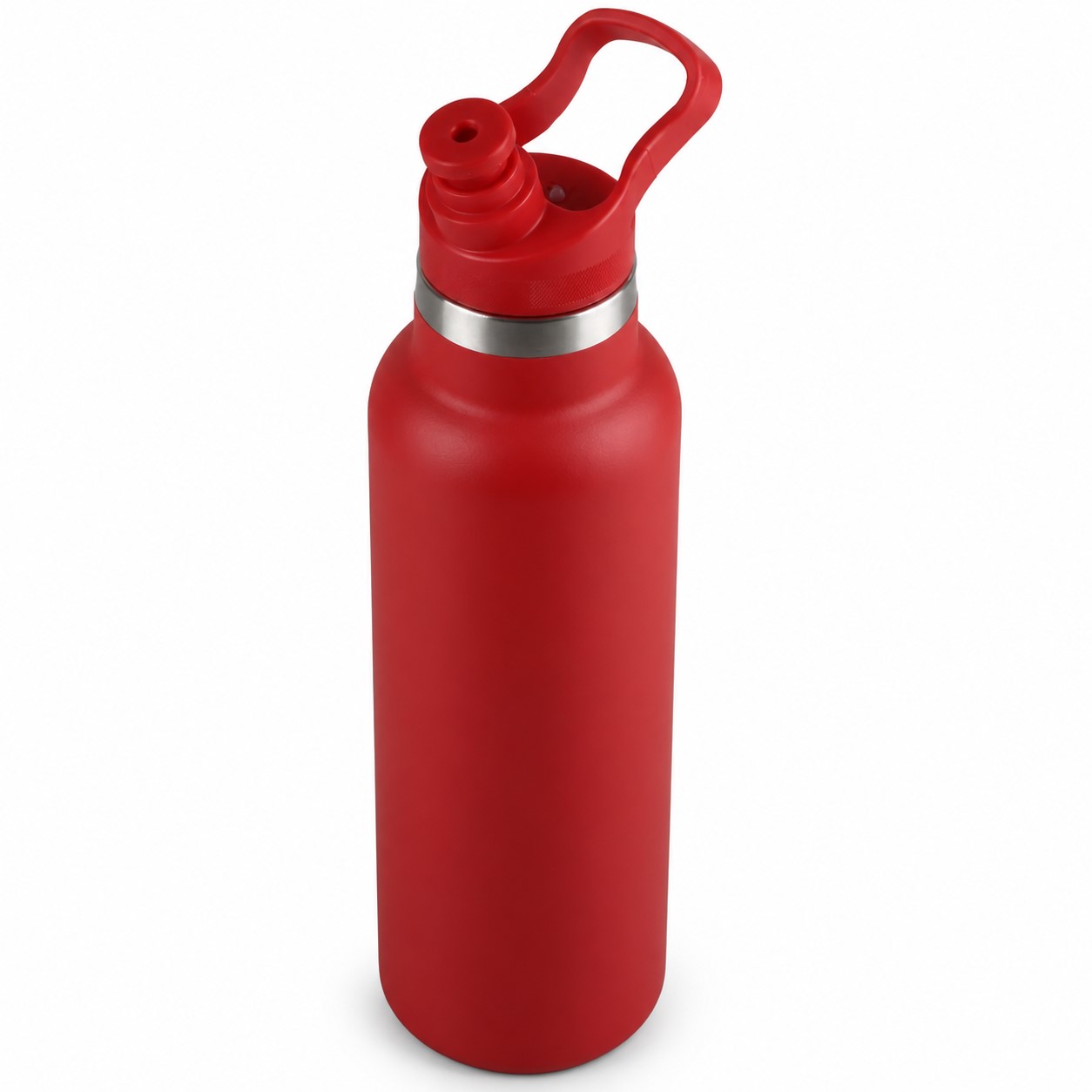 Stainless Steel Water Bottle With Carry Loop — view 2