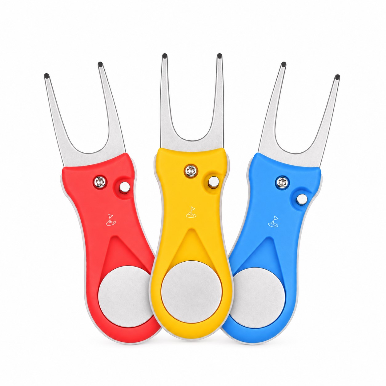 Stainless Steel Push Button Divot Tool