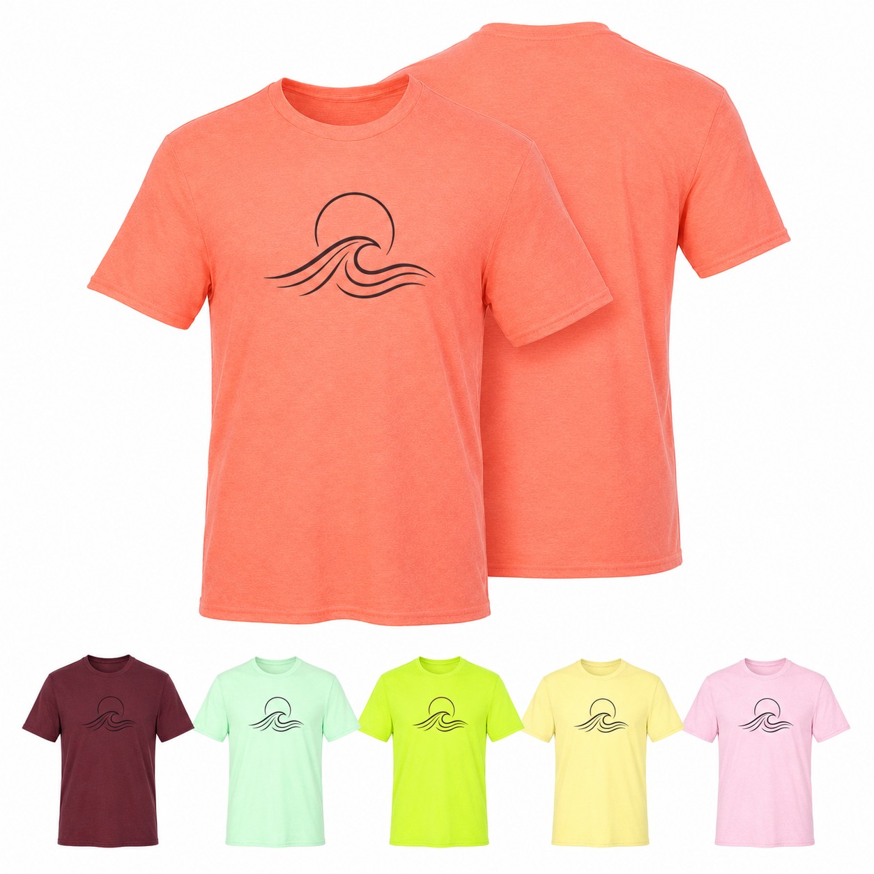 Cotton Crewneck T Shirt