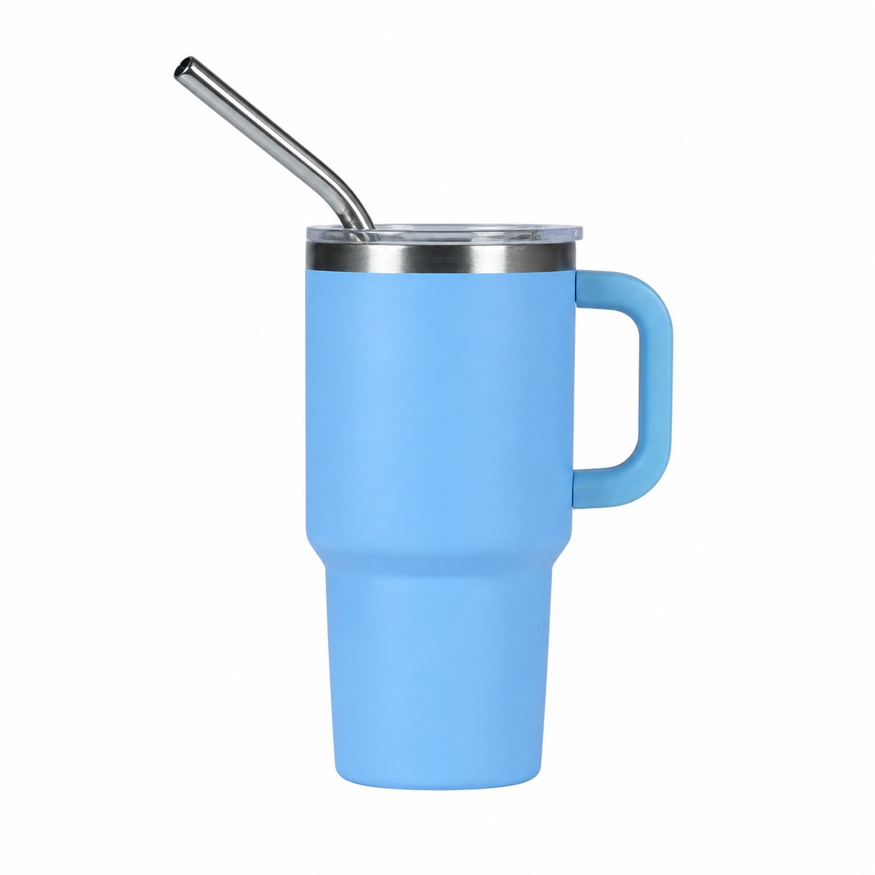 4 Oz Handled Stainless Steel Mini Cup — view 2