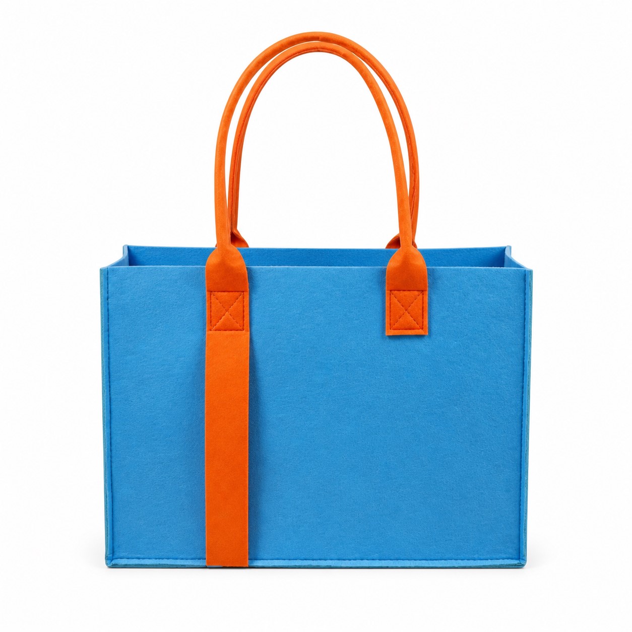 Felt Handbag With Long Carry Handles — view 2