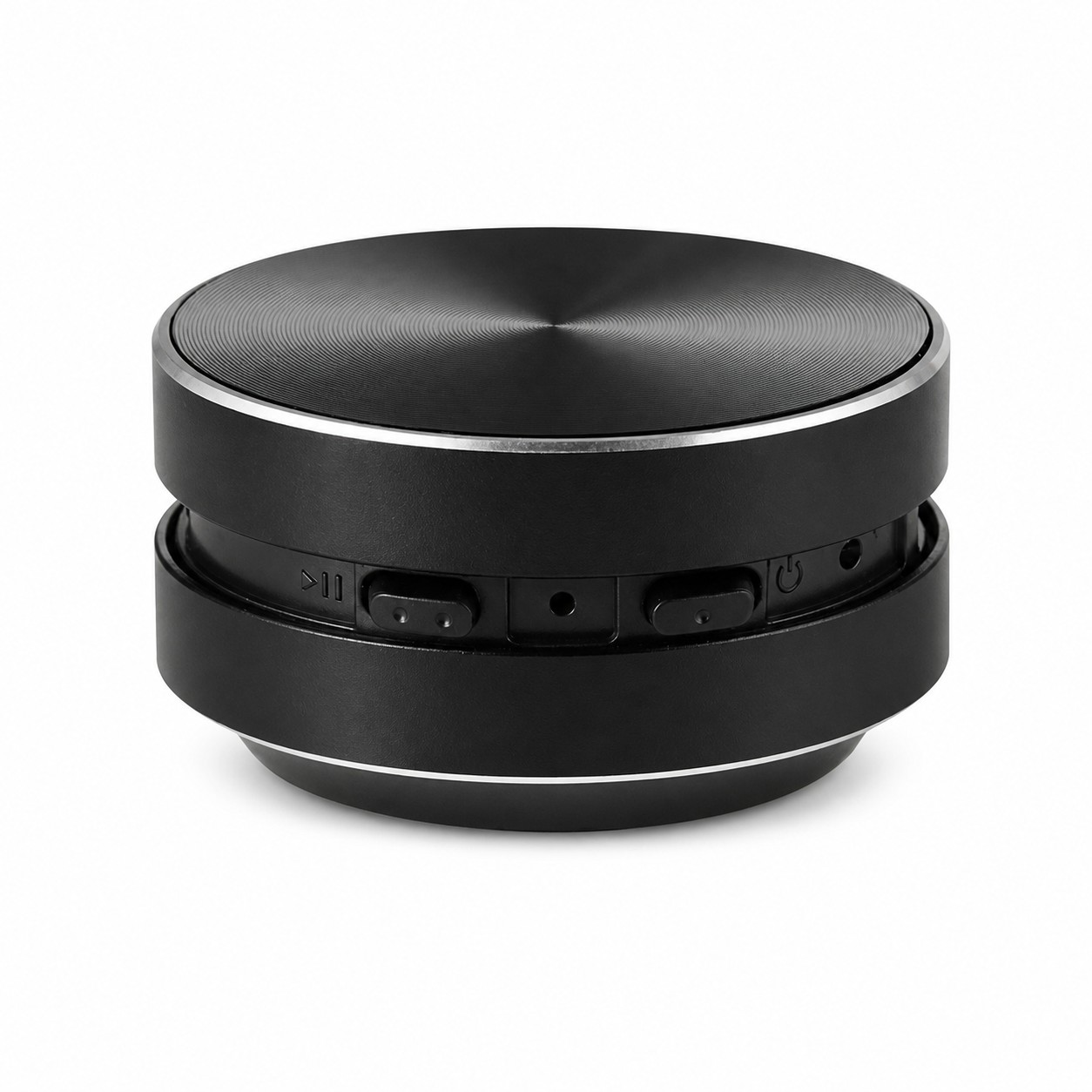 Mini Round Steel Bluetooth Speaker — view 2