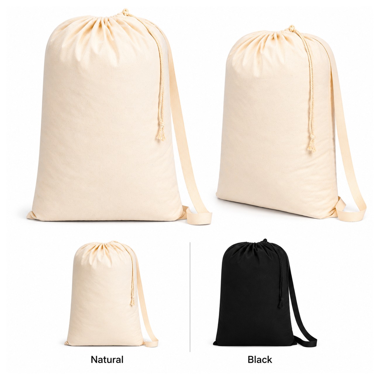 Adjustable Strap Cotton Carry Bag