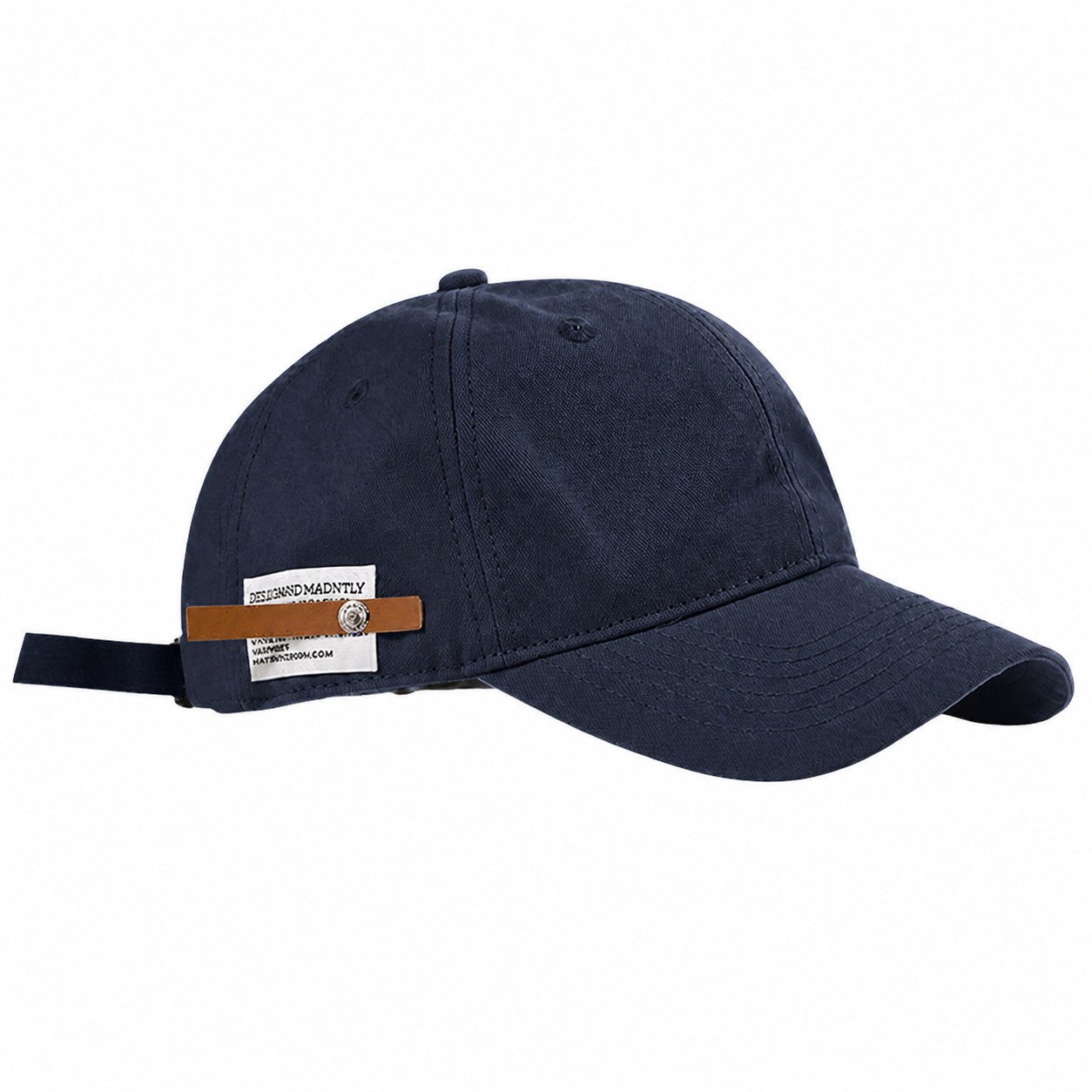Side Label Polyester Baseball Cap — view 10