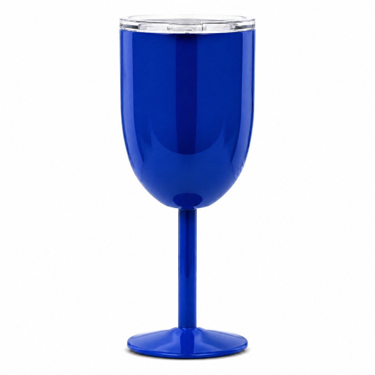 10 Oz Stainless Steel Insulated Wine Goblet — Blue